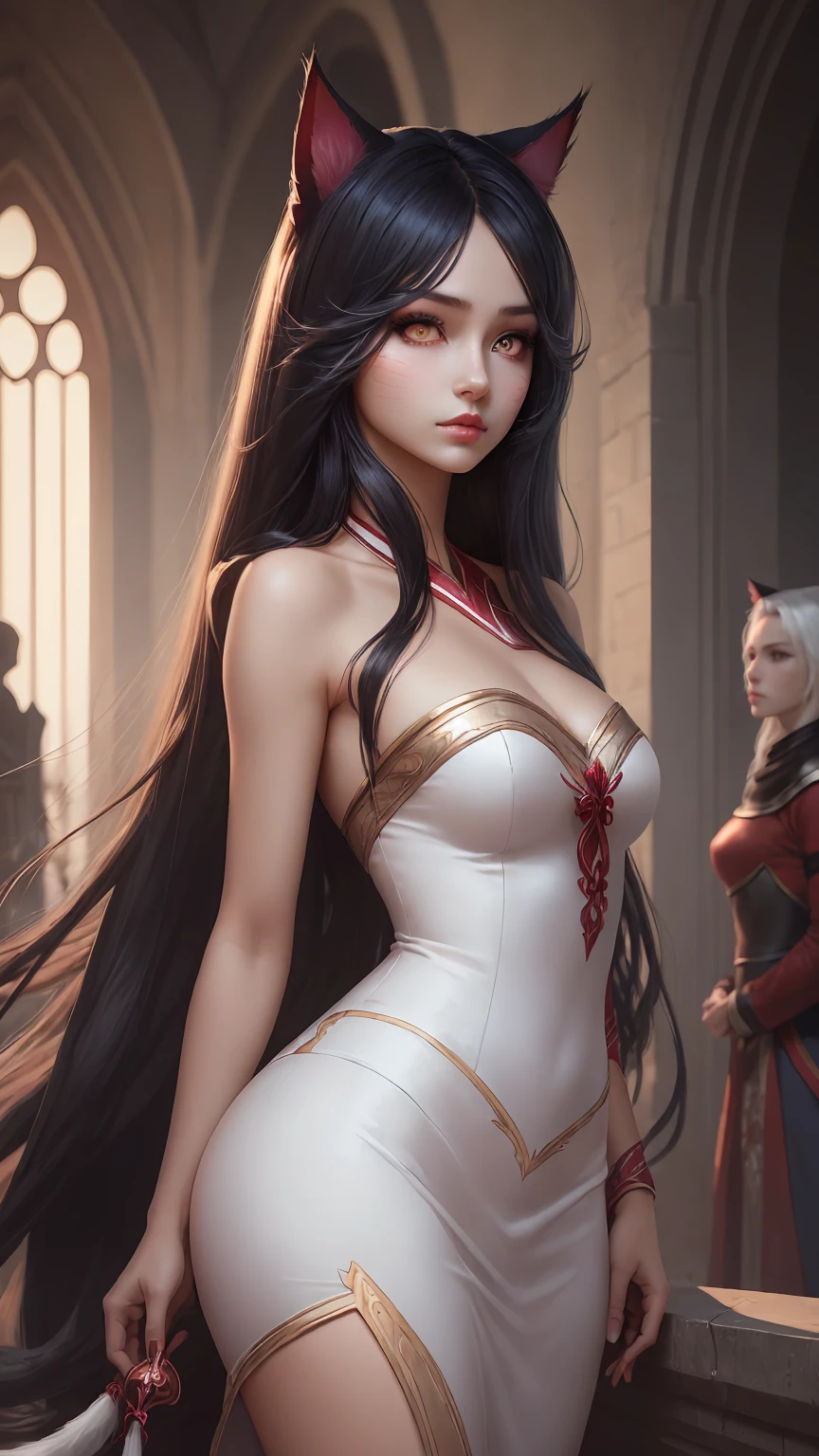Sailor mars, 3d, Realistic, Ultra Micro Foto, Qualidade Superior, ultra detalhado CG unidade 8k papel de parede, de baixo, detalhes intrincados, (1 female), 18 anos, (Sama1, tiara, Uniforme de Guerreiro Marinheiro, luvas brancas, colar de marinheiro vermelho, saia vermelha, Uniforme de Guerreiro Marinheiro: 1.2, Marinheiro Marte: 1.2, Meishaonv), cabelos pretos arroxeados incrivelmente longos e lisos: 1.2, cabelo longo, liso, lindo e brilhante: 1.2, revelando uniforme de guerreiro marinheiro, vermelho carmesim brilhante Sexy plissado mini saia: 1.3, (arco roxo muito grande no centro do peito: 1.4, tiara dourada na testa: 1.5, luvas vermelhas nos cotovelos: 1.1, bare arms: 1.1, Botas longas de cano alto em esmalte vermelho brilhante com luxuosos enfeites dourados: 1.3, gola vermelha carmesim larga saturada, Colar de marinheiro vermelho carmesim saturado, Long white latex gloves with luxurious golden decoration: 1.3, very large red bow behind the waist: 1.1, gargantilha vermelha, decote parece sexily boldly grande, brincos vermelhos em forma de estrela)), SMMarz
Hair that  too long, franja separada, ((sorriso sedutor, cara muito bonita, detalhes do rosto: 1.5, olhos roxos brilhantes, beautiful face, Olhos bonitos, olhos brilhantes)), Joias de ouro de luxo, Slender and bold and sexy gravette swimsuit, (postura de combate), thin and muscular muscles, abdominais musculosos, Rosto pequeno, Seios enormes, perfectly proportions, cintura fina, pose de modelo sexy, visible pores, perfect hands: 1.5, octane rendering, very dramatic images, Luz natural forte, sunlight, exquisite lighting and shadows, Dynamic angle
