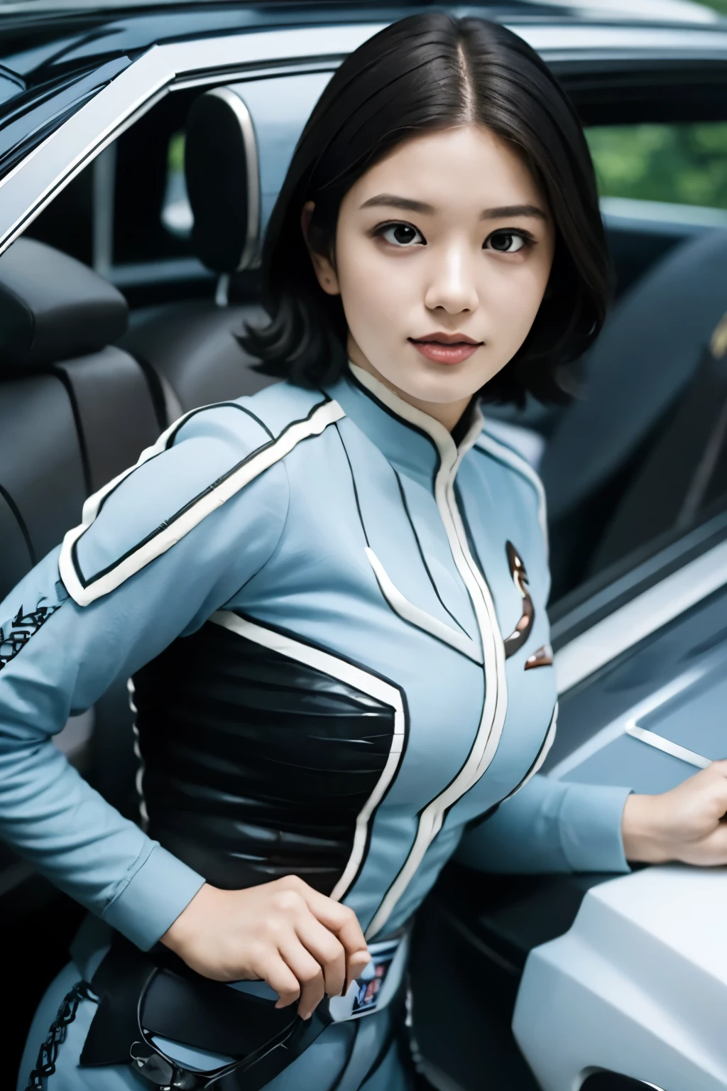 (( masterpiece)), ( top quality), Official Art , very detailedCG , Unity 8k Wallpaper , very detailed, in the seat, Anne Yuri,