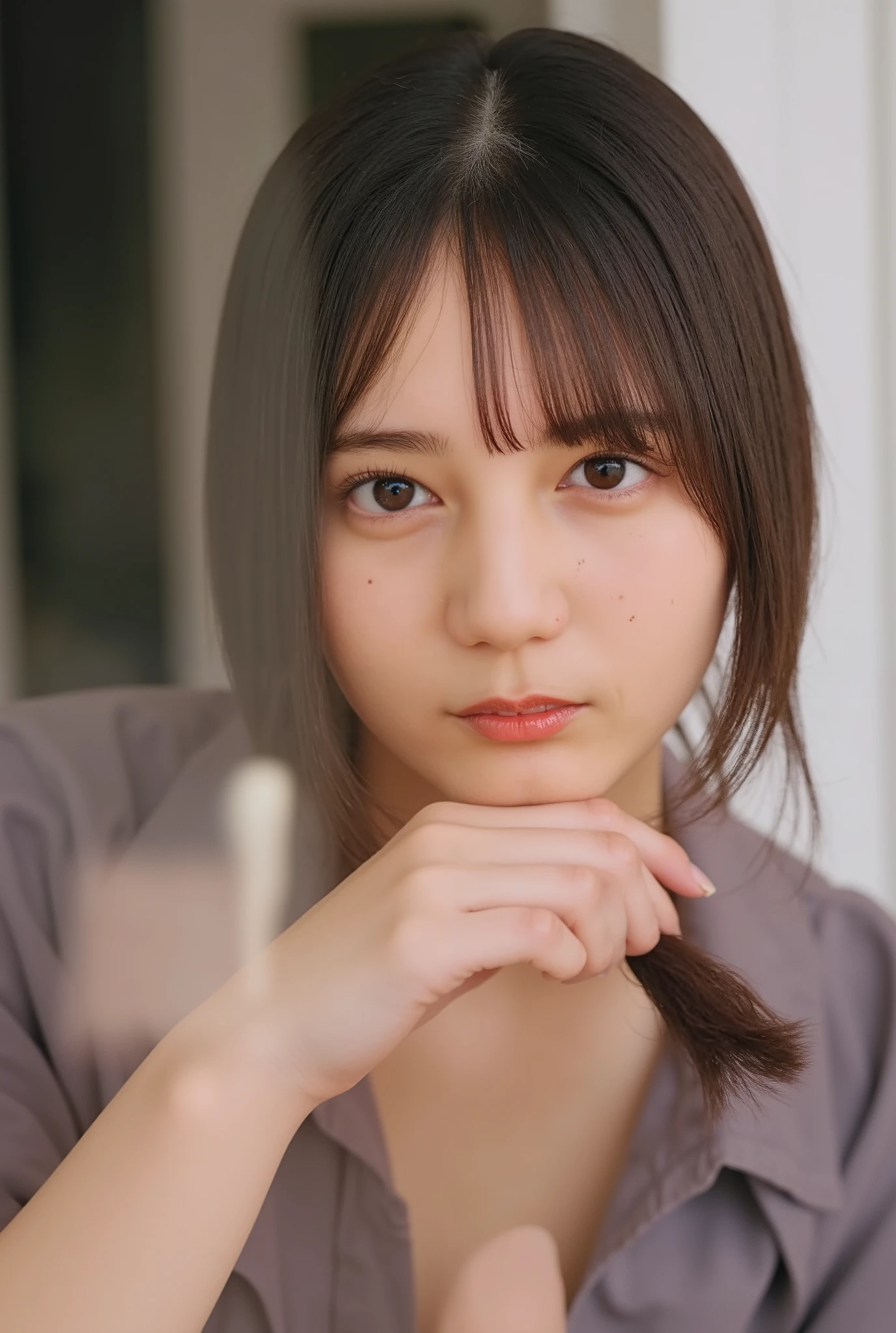 in the seat, woman, Masterpiece, top quality , top quality , Fuck Dick Her , ( VOLUME LIGHT ), 非常に Details CG unity 8k wallpaper, High Concentration , 8k wallpaper, 非常に Details, super real, photorealistic, Shower Soup Concentration, absurd, ( Hi-Res:1.2), ( high contrast), photos , Detailsで複雑な , Instagram , portrait , 非常に Details, Digital Paint , Art Station , concept art , smooth, Sharp Concentration, Illustration of , Fuck Dick Her , ( big natural breasts , tight breasts), normal shoulder width , , ((( on a gray flat background) Details, thighs, Natural Skin Tone, Natural contrasts、 、全身 completely naked、 completely naked、恥毛が見えますこちらに向かって completely nakedで立っている、 from the bottom、Small size boobs、 B-cup boobs、I can see the pubic hair、 standing naked、I can see thick pubic hair、 thick pubic hair、長いI can see the pubic hair、A large amount of pubic hair to hide a pussy、Smile here、These are boobs of a pretty small size、You can see long pubic hair that reaches to the navel、 slim figure