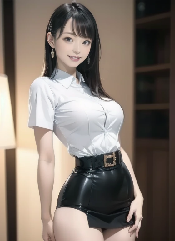 NSFW、full body Esbian，(((Angle from below))), Pubic hair is visible、((((Very beautiful pubic area ))))、((((beautiful girl of 20 years old))))Perfect Style、Show your big butt to the camera、Woman in Arafe in Uniform、Large open legs 、A seductive anime girl、Seductive beautiful anime woman、Anime girl cosplay、Adorable anime girl、Beautiful anime girl、beautifull asian girl ever、Perfect girl、goddess of Japan、Surreal sweet rabbit、Surreal anime、1 girl in、best qualtiy、​masterpiece、illustratio、extremely delicate and beautiful、ighly detailed、  nffsw, 8k wallpaper, magnifica, Attention to detail, ​masterpiece, top-quality, art by, AJC 8k wallpapers are very detailed, huge filesize, ultra-detailliert, hight resolution, The ultra -The high-definition, ighly detailed, beautiful girl details, Eyes and face very detailed, beatiful detailed eyes, (Raw photography、top-quality), (realisitic, photorealisim:1.3), Light on the Face, (brown haired: 1.3), chubby breasts, 、Loose beautiful hair、(Swollen eyes)、(K-pop idols))、(enticing)、bangss、(Sexy pose in front of camera)))、Dark eyeliner、long eyeslashes、erotick、fringe、small earring、Small necklace、((((resplendent smile))))、(((Pencil mini skirt，white  shirt，a secretary)))、、(de pele branca)、((very Bigger breasts))))、(decolletage))))、Big ass、a miniskirt、Obscene 、((seductiv))、sexual、It's wet、Very clean skin、long and beautiful legs、1 beautiful girl((独奏/solofocus)))(((ass forcus/hip focus))，Beautiful Kubire