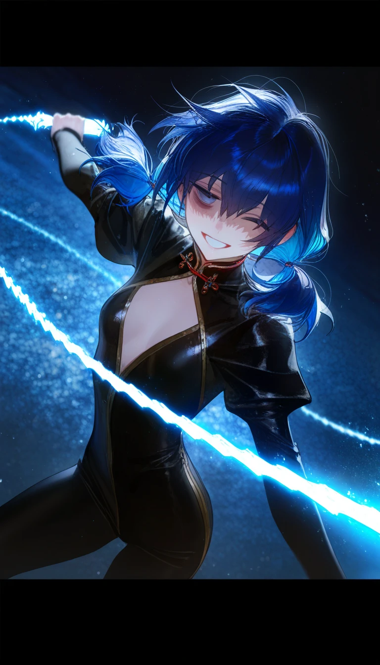 (Masterpiece, Top quality, Best quality, offcial art, Beautiful and aesthetic:1.2),(Blue-violet Neon Lighting), (Vibrant glow), Dynamic colors, Striking contrast, futuristic vibe, electric energy,shiny reflective surfaces,(Cityscape:1.3),8K,offical wallpaper, 最好质量,It's best to draw style