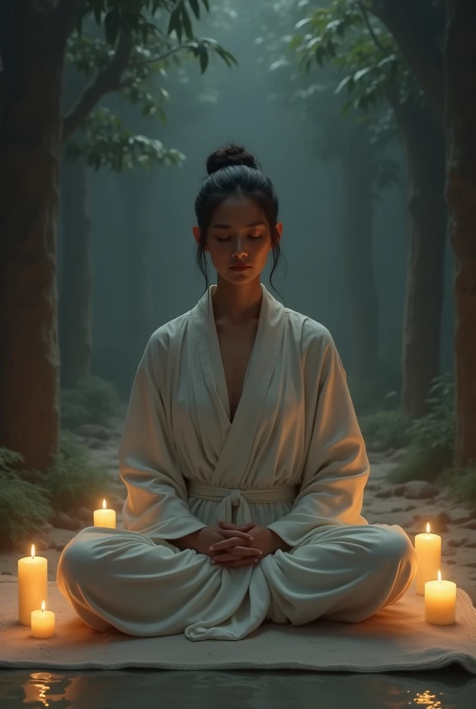Without candles and adjusting the prayer movement