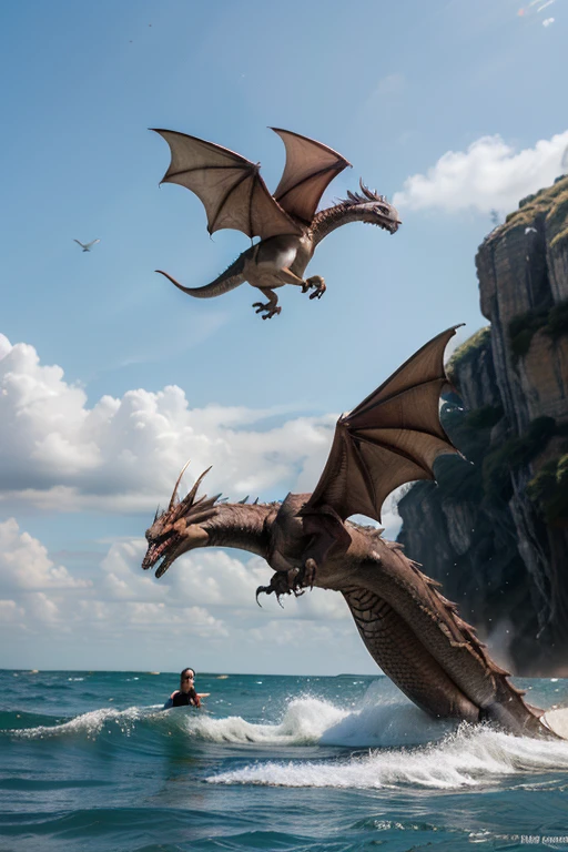 The sea and a dragon
