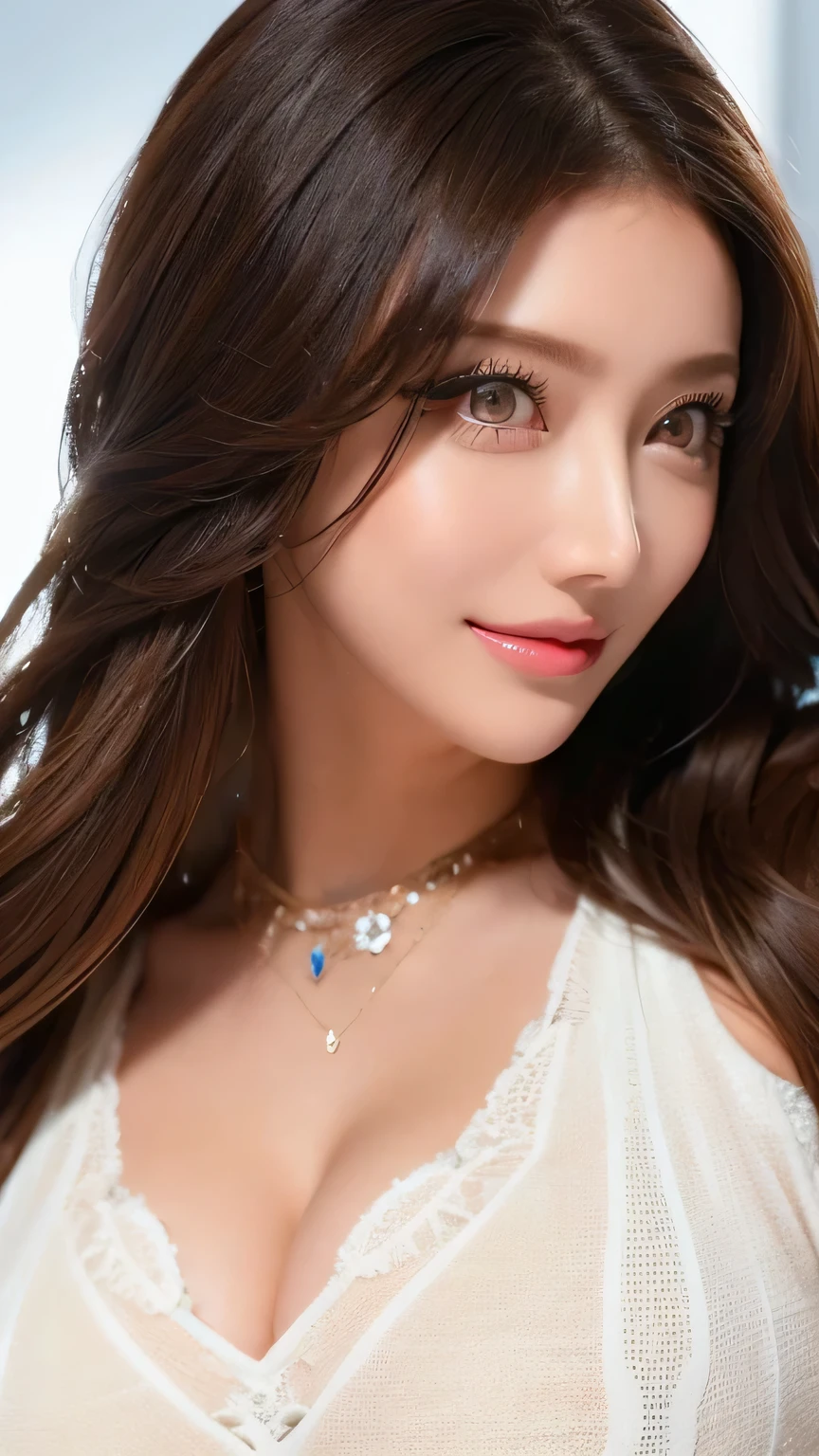 ( cowboy shooting、 top quality、8k、 award-winning works 、 ultra high resolution)、 beautiful woman、( Black sweater , Sexy cleavage:1.1)、Perfect big breasts、( blonde alone :1.1)、 beautiful skin that shines with bright, Glossy lipstick 、 a lot of people stand out with clear images 、 bright color contacts 、Perfect gal makeup、 Perfect for an adorable companion 、The sleeve is torn 、( Dark makeup for women :1.2)、( dark brown beige around the eyes :1.1)、 Beautiful Bright Eye Shadow 、 dark sexy makeup around the eyes 、(Big Breasts:1.2)、 super long wavy hair 、(Romantic affection:1.1)、 amazing adult sex appeal The best smile he has when he sees me 、( there are many people that accentuate body lines ..:1.1)、( strongly blurry 、 a 。:1.1)、( The image is clear 、 jacket :1.1)、 accurate anatomy、 ultra HD hair、( ultra high resolution perfect beautiful teeth:1.1)、Ultra HD beautiful face 、 ultra HD hair、 crystal clear bang 、Ultra HD Shining Eyes、Shining ultra high resolution beautiful skin、 ultra high resolutionの艶やかな唇、 Harry Winston necklace