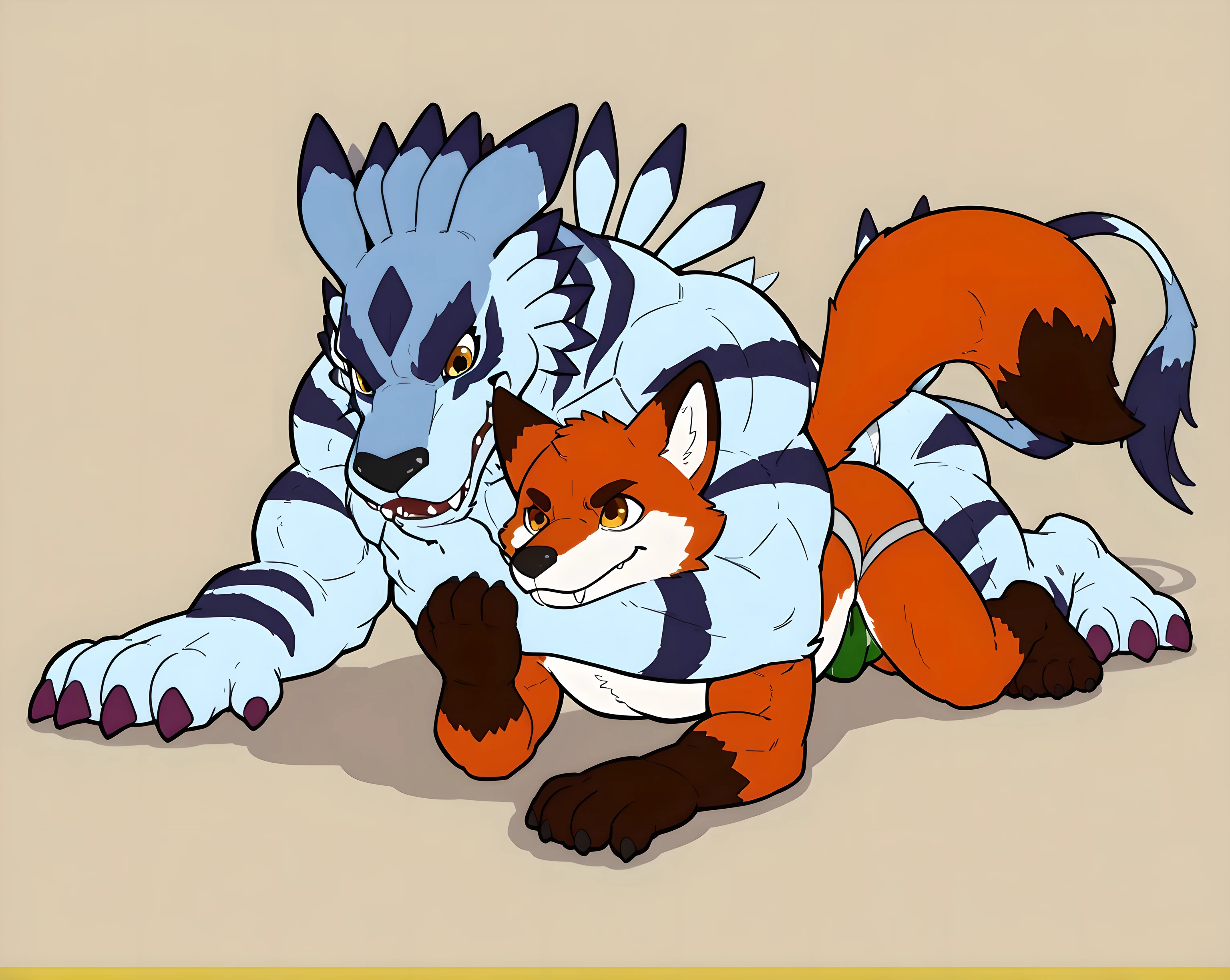 Lycanroc messing diaper
