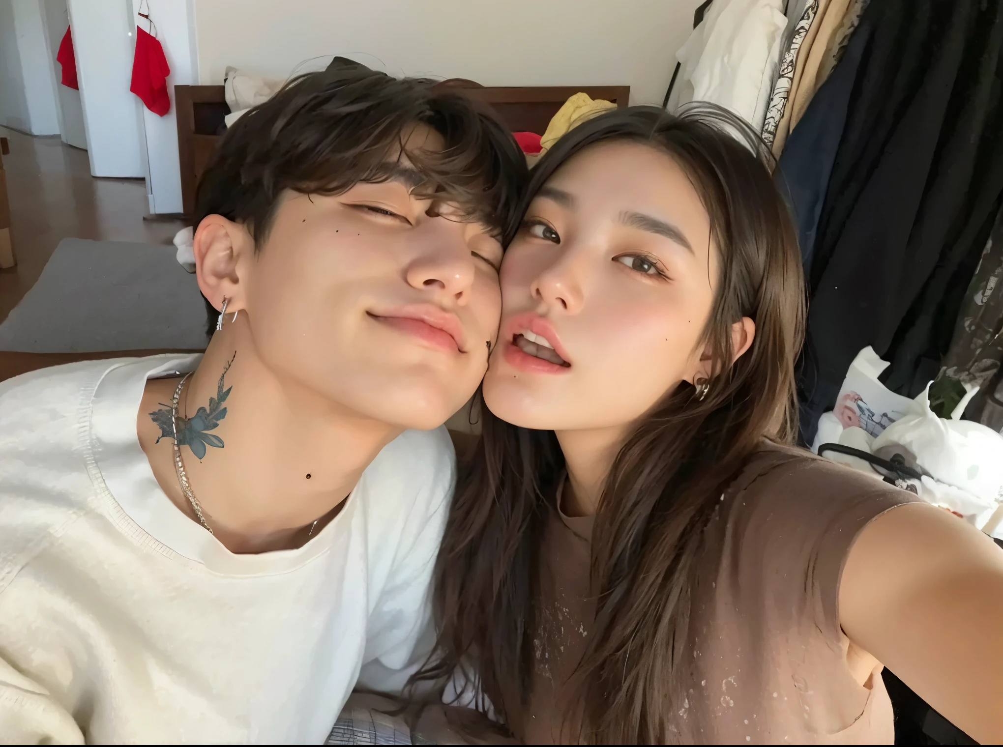 Jeon Jungkook and Hannah Kae