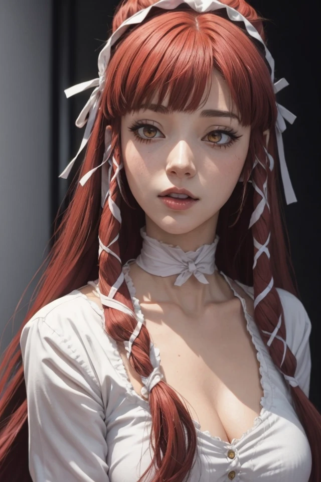 masterpiece, best quality, 8K RAW photo, film grain, bokeh, artistic, <lora:persona3_yoshino-10:.8> yoshino chidori, hair ribbon, hairband, frills, dress, ribbon, choker <lora:EnvyGoddessMix01:1>