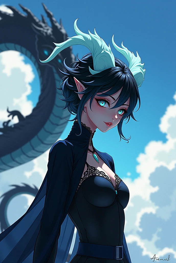woman in evening dress,((((woman accompanied by a tiny pet dragon:1.5)))),(((1woman))),((beautiful woman)),woman,1female,((milf,mom,mature,mature woman,45 years old female,adult)),
(large breasts:1.4),saggy breasts,(((black hair:1.4,hi-top fade Haircut:1.5,hi-top fade:1.5,Mohawk:1.5))),(((blue_eyes:1.3))),intricate eyes,beautiful detailed eyes,symmetrical eyes,((fat)),(((lustrous skin:1.5,bright skin: 1.5,skin tanned,shiny skin,very shiny skin,shiny body,plastic glitter skin,exaggerated shiny skin,illuminated skin,wet legs))),(spider lower abdomen,narrow waist,wide hip,imbo body,inflated legs,detailed body,(detailed face)),
cute,slutty,seductive,erotic,(((nsfw))),evil woman, villain, ambitious look,
((strapless draped long dress)),metallic blue dress,(((deep neckline,cleavage))),((wet clothes,intricate outfit,intricate clothes,ornate outfit,ornate clothes,embroidered outfit,embroidered clothes)),
(dynamic pose:1.0),solo focus,((smug)),(centered,scale to fit dimensions,Rule of thirds),
cyberpunk city by the ocean at night, with bright neon signs and dark stormy clouds and puddles, scenery:1.25,nighttime, starry night, cosmos,Very dark night that makes the neon lights stand out, very bright neon lights,nighttime, starry night, cosmos,
highres, sharp focus, (ultra detailed, extremely detailed), (photorealistic artwork:1.37),(extremely detailed CG unity 8k wallpaper),((synthwave background theme)),(((vibrant colors))),(intricate background),(masterpiece),(best quality),