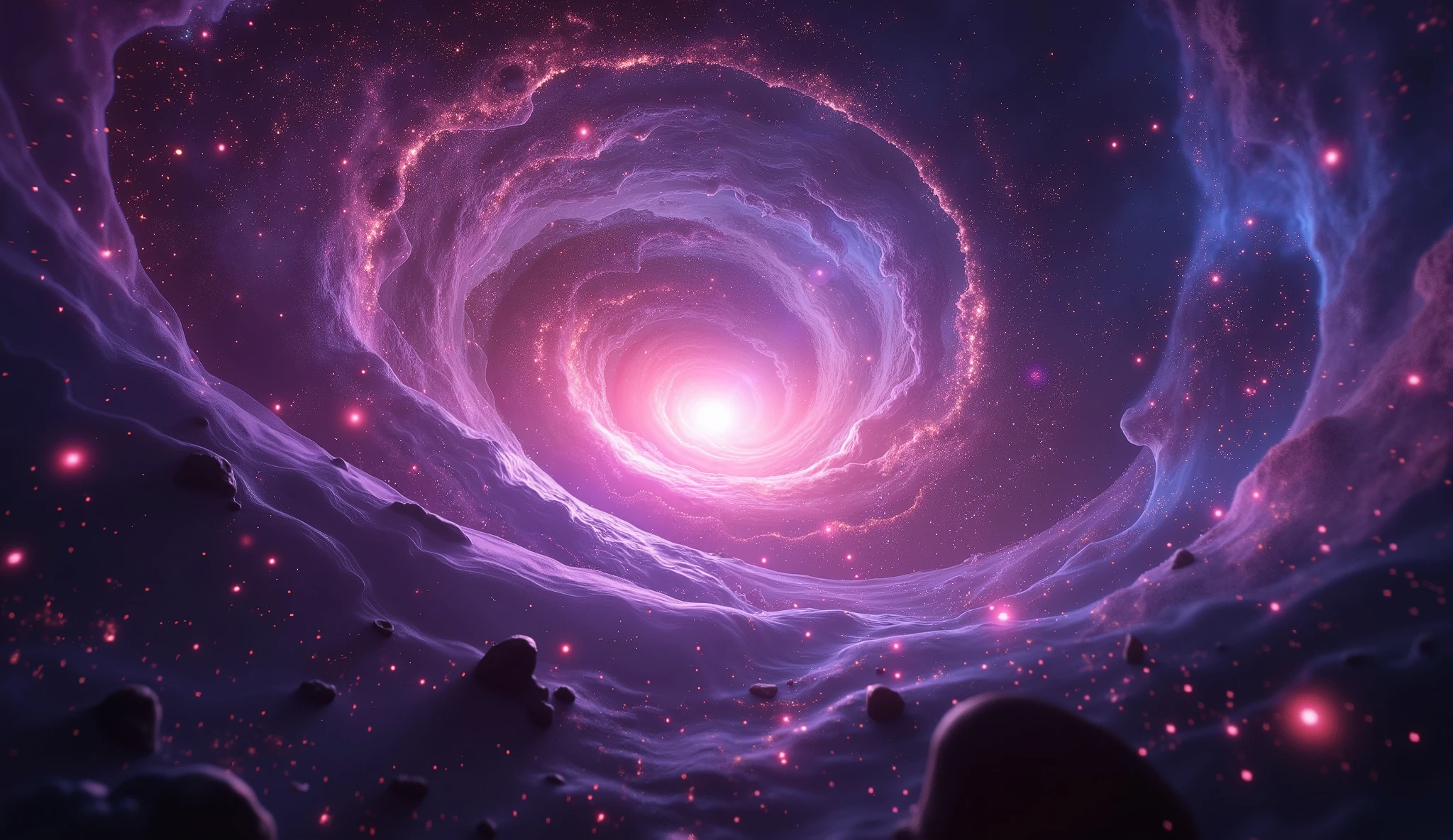 universe、Ultra-realistic galaxy 、 galaxy that scatters stars、universeの神秘、 the more you look at , the more impressive it gets