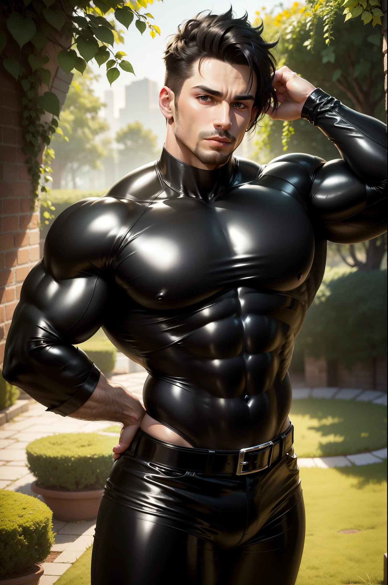 male,the_doctor,muscle,handsome,mature,jeans jacket,sexy,short hair,hospital,
thighs,muscular,male focus,muscular male,bara,(White skin:1.3),(Glossy skin:1.2),(Shiny skin:1.2),