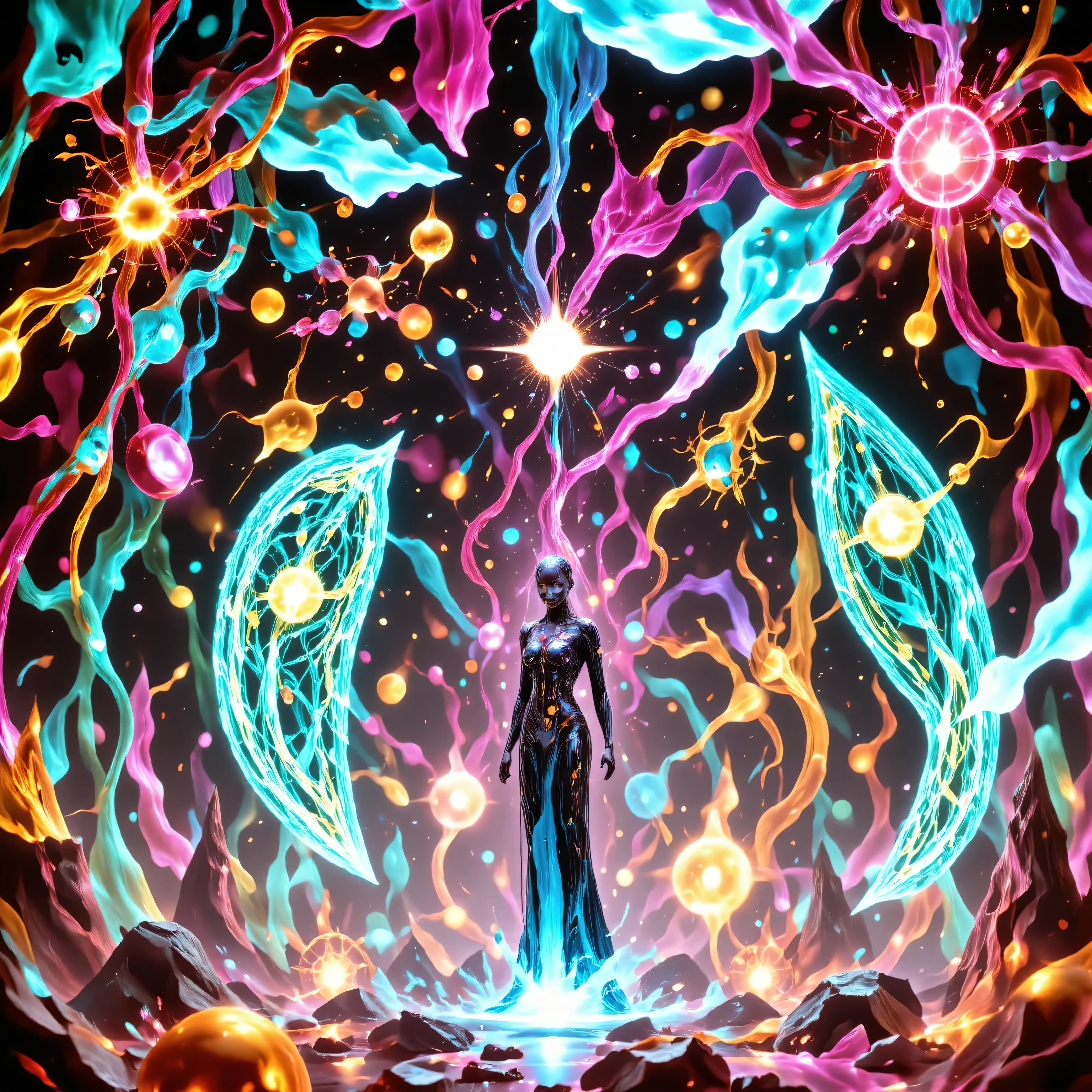 something strange and full of colors 