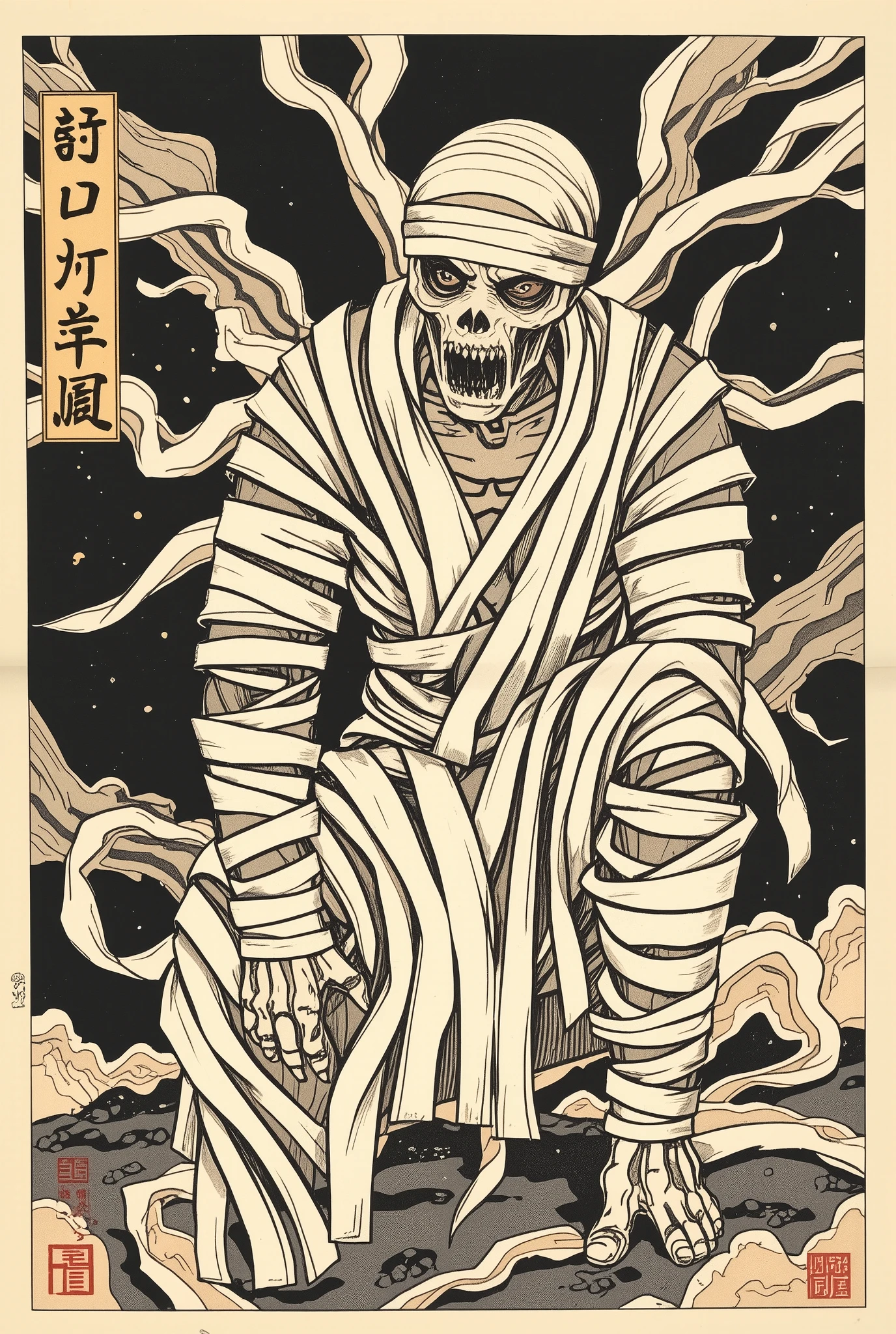 Logo for a basketball team where a skull plays basketball doing a dunk The skull must be dressed in a large blanket similar to a magician&#39;s guayabera The colors black and white must stand out