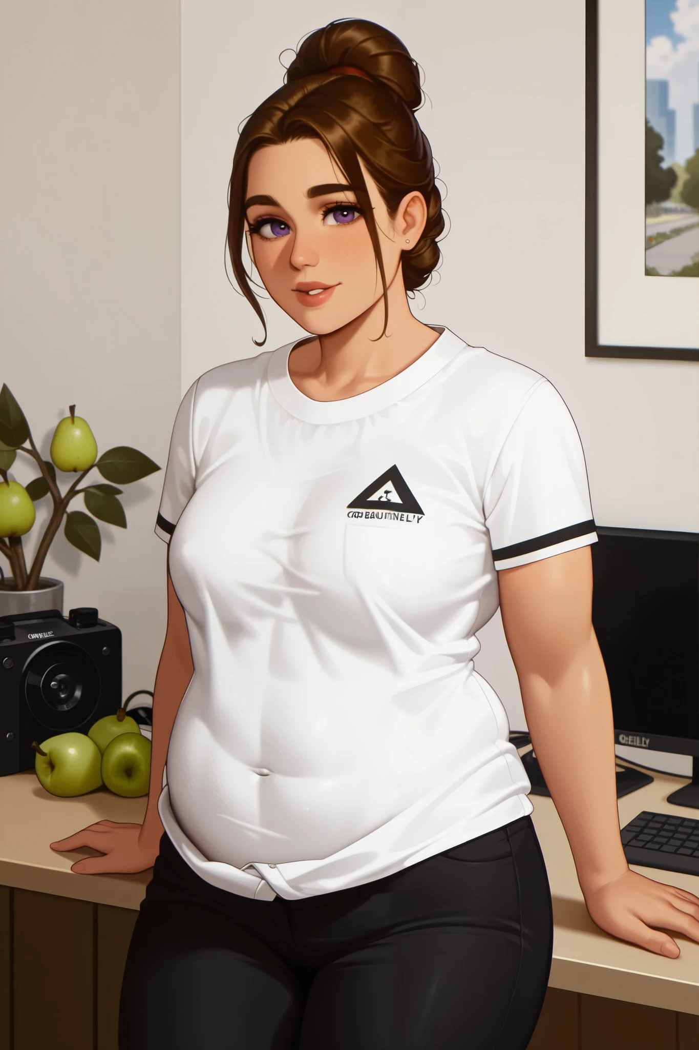 Big tits no bra , braless