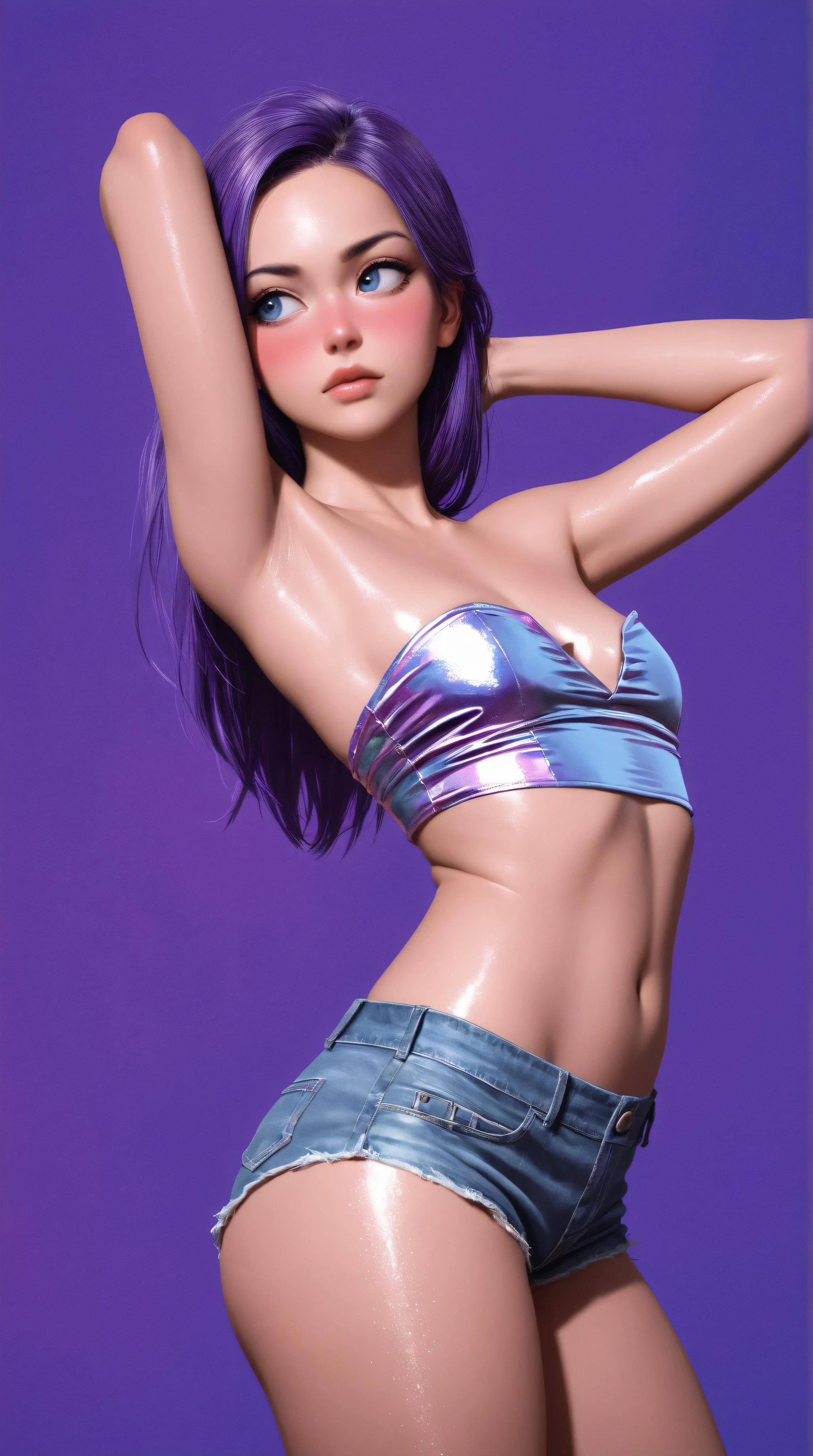 1girl, small boobs, swimsuit, full body,