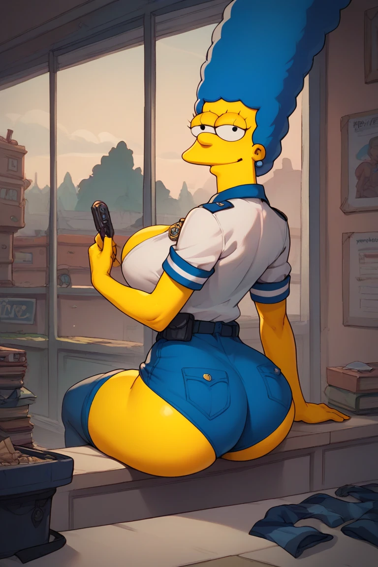 Crying Marge Simpson, anal rape, crowed office