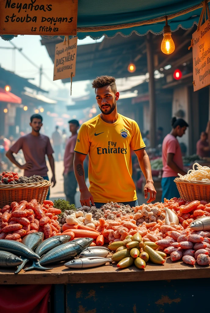 Full body guy, turn back sideways shot , nude butt half face of handsome ancient Thai 18 years old guy wearing light brown transparent bikini underwear ,wearing gold jewelry belt, walks nude ass in ancient Thailand market.