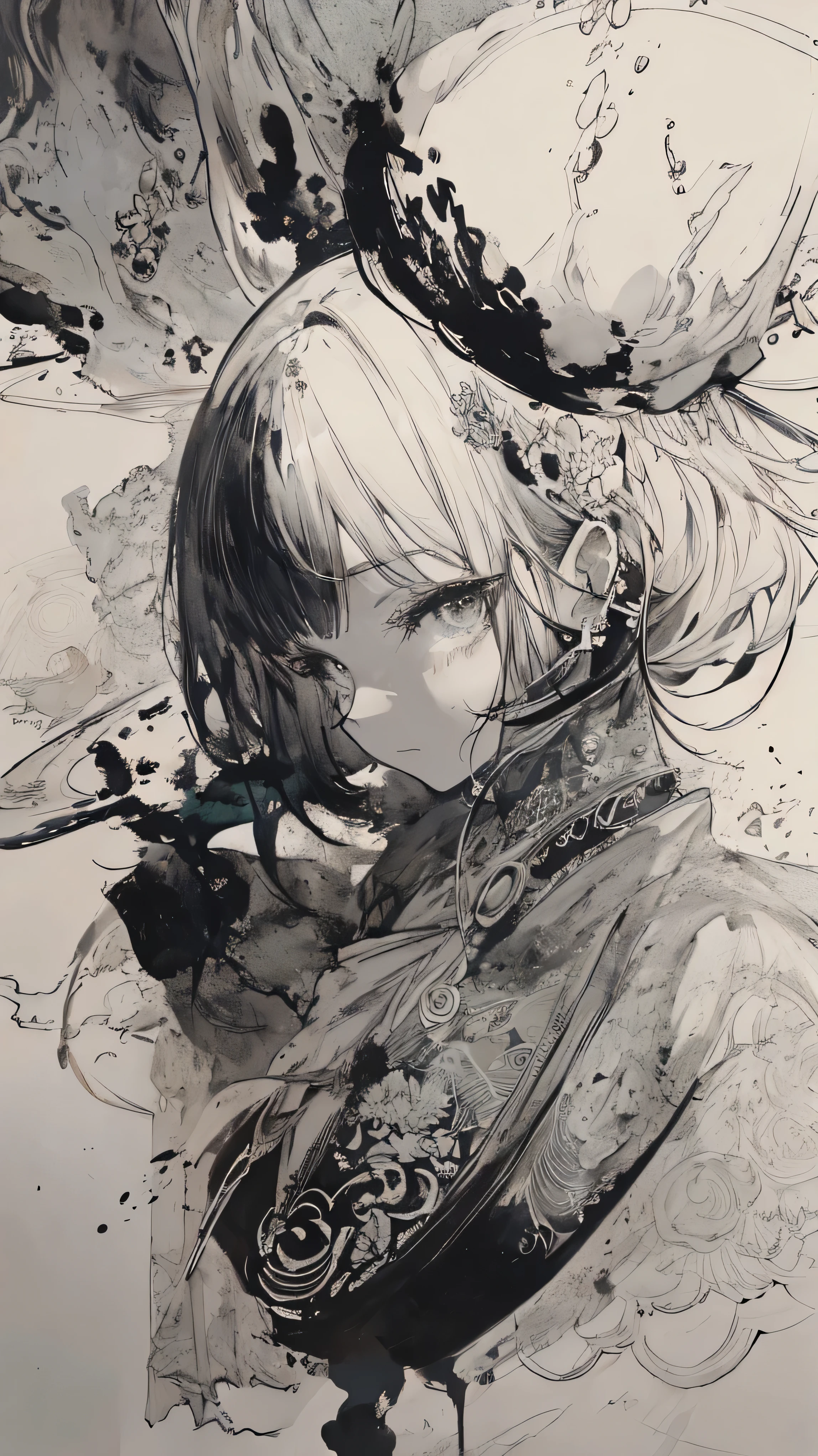 Ink painting,