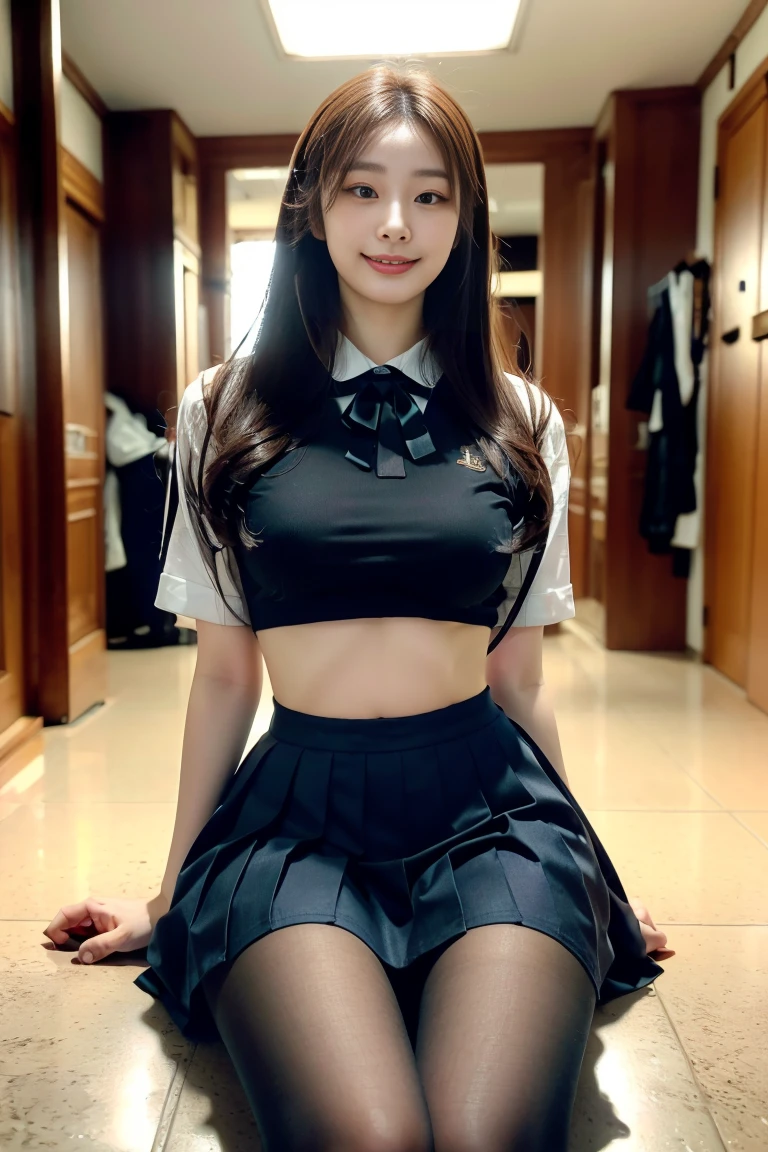 ((masterpiece)),(detailed),(perfect face),(thin),((sexy long legs)),((beautiful legs)),(slim),((middle-size chest)),((tits slip)),(horny smile),((very sexy emotional face)),((very long straight hair)),(looking at viewer),(black hair),((trained body)),((smiling)),(top-quality),(Photo realsitic:1.4),Raw photo,((two 13 year-old girl)),(((Random hair)),(((Take different poses))),glowy skin,(Happiness:1.2),(she wearing Thai university uniform black pleated mini skirt:1.5),((Thai university white short sleeve shirt:1.5)),((portrait)),((beautiful long legs:1.5)), ((in front of Thai university stairs:1.5)), Thai script in background, ((brown belt)), ((detailed cute face:1.5)), ((14-yo Thai nisit girl:1.5)), ((long beautiful legs:1.5)), nsfw, beautiful thigh, ((white panty:1.5)), back shoot, ((detailed cute face:1.5))