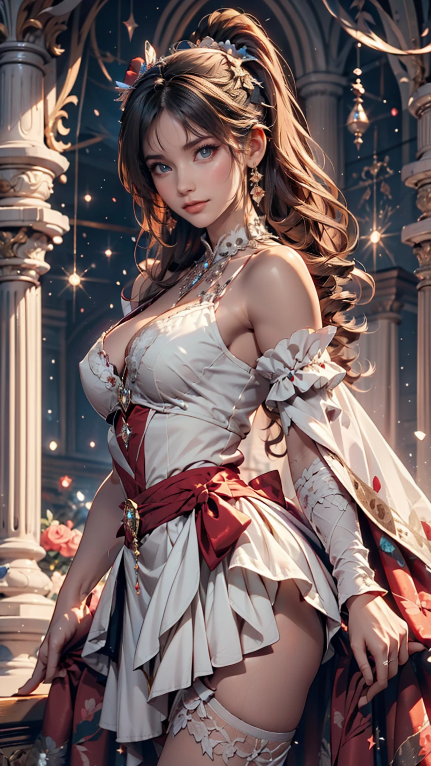 ((masterpiece)), ((Best quality)), (high resolution), (illustration), (an extremely delicate and beautiful), (ultra detailed beautiful face and eyes), nsfw,   1girl, leaning forward,  YukineChris, long hair, purple eyes, twintails, low twintails, ahoge, large breasts,  fishnet pantyhose, red a bow tie,  volumetric lightning, detailed skin texture, detailed, volumetric shadow, anime screencap,Highest quality, Sorceress, ancient babylonian nobility, ((tan skin:1.2)), (brown skin color),Long hair, twin braids, hair ornament, wine colored hair, smile, Below average size breasts, bare shoulders, (underboob:0Nudes、Your clothes are torn、Are sleeping、Spread legs 8K, masterpiece, Best_quality, high_resolution, ultra_details, detailed, 1girl, 独奏, long_hair, looking_at_viewer, upper_body, indoors, braid, blurry, bangs, shirt, white_hair, blurry_background, collared_shirt, closed_mouth, church, hair_ribbon, hair_between_eyes, stained_Glass, Blue_ribbon, sidelocks, depth_of_field, light_particles, window, french_braid, Alphonse Mucha Style, sharp focus, perfect hands, perfect face, perfect eyes, perfect light, dynamic light, natural light, Masterpiece, Best quality, 