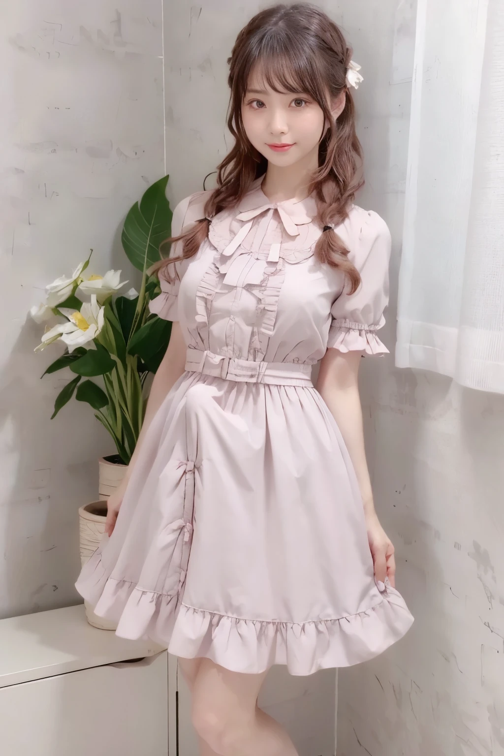( indoor), ( window), ( masterpiece), (最 high quality), ( very well detailedな), ( best shadow), (photo by Nomi:1.4), ruffle blouse, skirt by humili, White Ankle Socks , high quality, masterpiece, very well detailedな, Hi-Res, 4K, 超 Hi-Res, detailed shadow , super real, dramatic lights , one girl, alone, detailed face, by Nomi eyes, by Nomi Skin, dynamic hair , Dynamic Poses, dynamic angle, White Floral Dress Showing Her Pubic Hair , white background, Ulzan-6500-v1.1, ( RAW Photo:1.2), ( by Nomi:1.4), BEAUTIFUL DETAIL GIRL IN A BLUE TRENCH COAT , very well detailed eyes and face, The attention to detail is beautiful , ridiculous, incredibly ridiculous, large file size , very well detailedな, Hi-Res, very well detailed, 最 high quality, (Bright interior), (Soft light), ( contrast is low), ( shallow depth of field ), ( portrait of a beautiful woman illuminated by gentle light ), ( Very delicate and elegant depiction ), (short bang), ( The hair color is dark maroon with a slight brown tinge), (Subtle and gentle wave hair ), (Decorated with thin ribbons), ( white blouse with small frills ), ( bow tie), (青いロング skirt by humili), ( White Short Ankle Socks ), shape, very well detailed, CG, unified, 8k Wallpaper, wonderful, delicate details, 最 high quality, very well detailed CG unified 8k Wallpaper, face light in a tropical car, Cinema Lighting, Erection under clothes