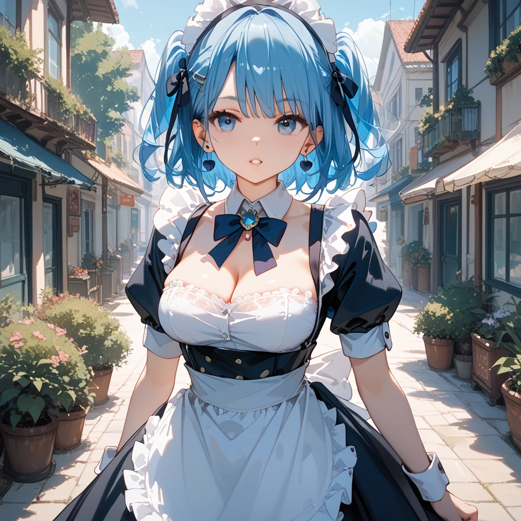 1girl,masterpiece, best quality, very aesthetic, absurdres,
Rem, Re:Zero - Starting Life in Another World - A demon maid with a deep loyalty and affection for the protagonist, Subaru, showcasing immense power and emotional depth.