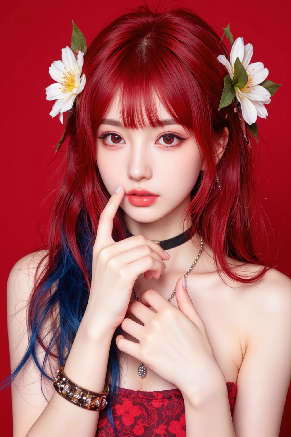 close up of a girl or woman (K-Pop idol), detailed hair , big booobs ,  shadowbringers cinematic, 4 k detail fantasy, a beautiful fantasy empress, game cg, xianxia fantasy, xianxia hero, 2. 5 d cgi anime fantasy artwork, cinematic goddess close shot, ruan jia and artgerm, wow 4 k detail fantasy, hyper-detailed fantasy character, high definition, hyper- detailed,perfect, fantastic, detailed facial and body skin texture, detail vagina (pussy), detail eyes, detailed everything, hyper ultra realistic.