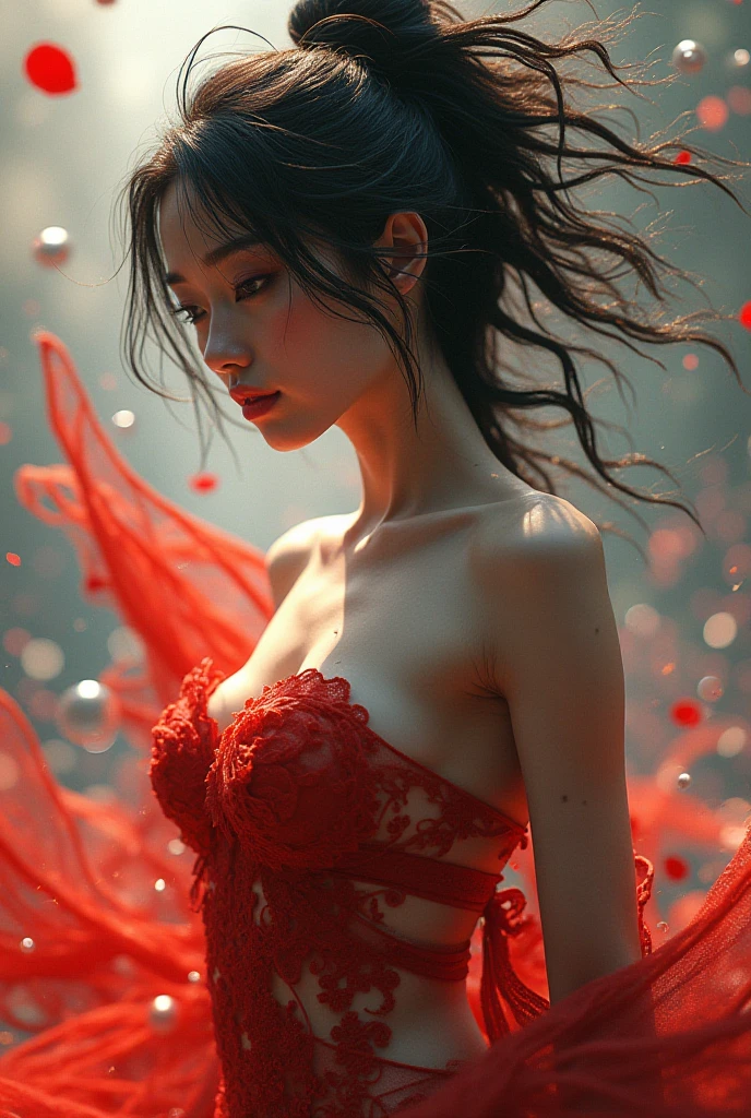 Beautiful woman、Masterpiece、Real People、Female body、balance、Noriko Sakai、Three-dimensional background