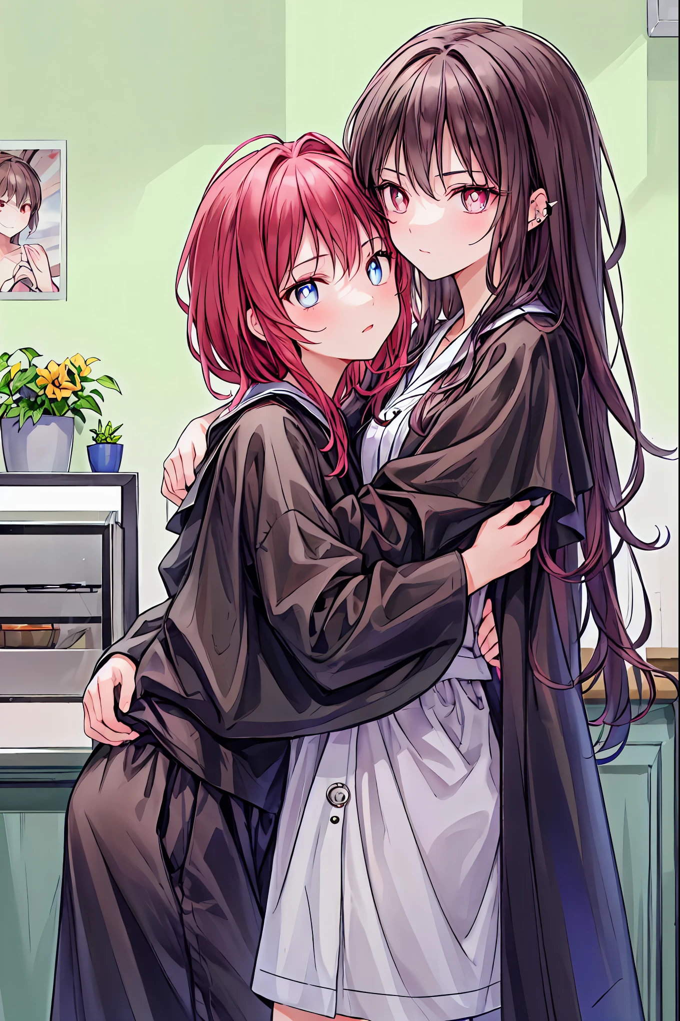 Aimi、1 Girl、Wavy Hair、Glasses、Small breasts、He is short、、High resolution、Highest quality、Detailed face、Fine grain、White panties、Squat、Look at this、skirt