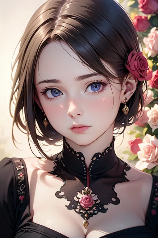 ((Finest quality)),(超A high resolution),(ultra-detailliert),(Meticulous portrayal),((best pictures)),(Finest works of art),Ultra-Precision Art,The art of astounding depiction, (1人の女性:1.5),bewitching,stare, (Luxury bed:1.5),Flickering light