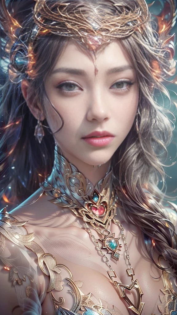 got it、(Best illustrations)、8K UHD resolution、Intricate details、Highest quality、Realistic、Very detailed、Best lighting、Best Shadow、Soft lighting、ultrahd、Ultra-realistic、Tyndall effect、Realistic、(High Resolution Skins:1.2)、 (Intricate details, Compensate, Pure Eros Face_v1:0.5), (Beautiful and delicate down to the last detail, Beautiful and delicate eyes, Perfectly balanced face, Skin with attention to detail, Detailed skin, The optimal ratio is four fingers to one thumb.., Place your arms under your chest, Red glowing tattoo under the stomach、oh!, Wide Hips, Smooth abdomen, Skinny and skinny, __fashion__, __hair__:1.25)、Digital SLR、 An absurd job: 1.3), (Maximum resolution: 1.2), (Ultra HD TV: 1.2), Cinematic Light, Detailed eyes and skin, Detailed facial features, , (Sharp focus: 1.2), (Focus on the face:1.2),Perfect Style, Beautiful Face, Acura, Anatomically correct, Very detailed顔と肌の質感, Detailed eyes, double eyelid, Thin eyebrows, Glitter Eyeliner: 1 Natural Cheeks, Glowing Skin, Fair skin: 1.2, (Glossy Lips: 1.4),、 (Embarrassed look: 1.2),Very detailed顔と肌の質感, Detailed eyes, double eyelid, Natural Cheeks, , Glossy Lips: 1.4,Exposed cleavage、1 地獄から来た美しきdevilの女, Surreal Female Portraits by David Hockney and Alphonse Mucha, Portrait of a seductive woman、Fantasy art, Chinese Doll、Chinese actress、Dungeons、Dragon、devil'palace、devil'torture chamber、night、Dark Style 、In the Dark、(Detailed spooky background:0.8), magic、 1 girl、Evil Nun、Dark Necromancer、Succubus、devil'daughter、Umi Shinonome、Bat Wings,(((devil horns)))、 ((((Huge glasses, Nerd Glasses, Thick glasses, Round Glasses)))),(((Huge boobs)))、(devil'tail)、(Red eyes glow:1.6)、The red eye makeup is very sharp and detailed, The eyes are nicely made up, ((Red Eye:1.0)),Intricate tattoos, demonic Intricate tattoos, Thigh Tattoo, body tattoos, masterpiece、最もBeautiful Face、Baby Face、Cute Smile、Captivating bodyと美しいふっくらとした赤い唇、devil'Captivating body、devilスタイル、Fascinating Black Magic Costume、The long-haired、Braiding、Black hair、ポニーtailの歪み、, Ponytail with a bow tied at the back of the hair, Beautiful expression、body Up、Big breasts attention、bust, Super tight chest, Breast Augmentation Surgery, Her breasts are very big and round,Tight waist、Wide ass、 moderate, Cowboy Lens, (Black Phoenix Dress: 1.0), devil'Crown, Red shiny gemstone necklace、Jewelry Gwise, Wearing black mesh socks,Wear bright red、Hmph, Hmph, Meet beautiful girls, Watch the girls'body,