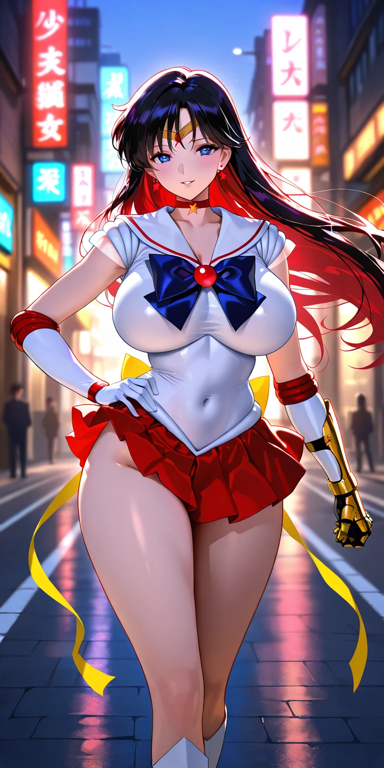 Masterpiece, Best Quality, Best Quality, Sailor Moon, Tsukino Usagi, Iron Woman Suit, Face --auto --s2