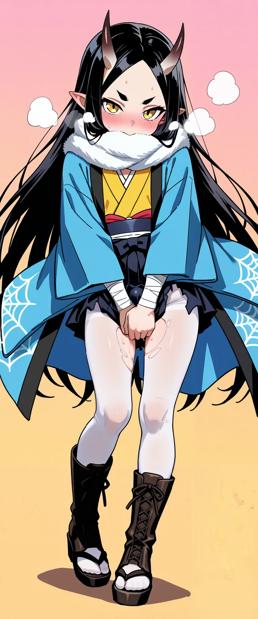 Creampie、in the forestで縛られてレイプされている少年、((Long Hair , Black Hair, head、Nape、kimono、(((naked)))、Base of ear、レイプされるmaleの子、male、Open your mouth、in the forest、removing kimono, tied_wrist))、Spread your legs、penis、、Creampie、orgasm , (((maleの子1 person)), 1 person, trembling,Excess semen,Perfect Anatomy,(((orgasm表現))),panic,Hollow Eyes、Are crying、Watery eye、Anxious expression、,Sweaty,完全にnaked、skinny, Sex Roller,