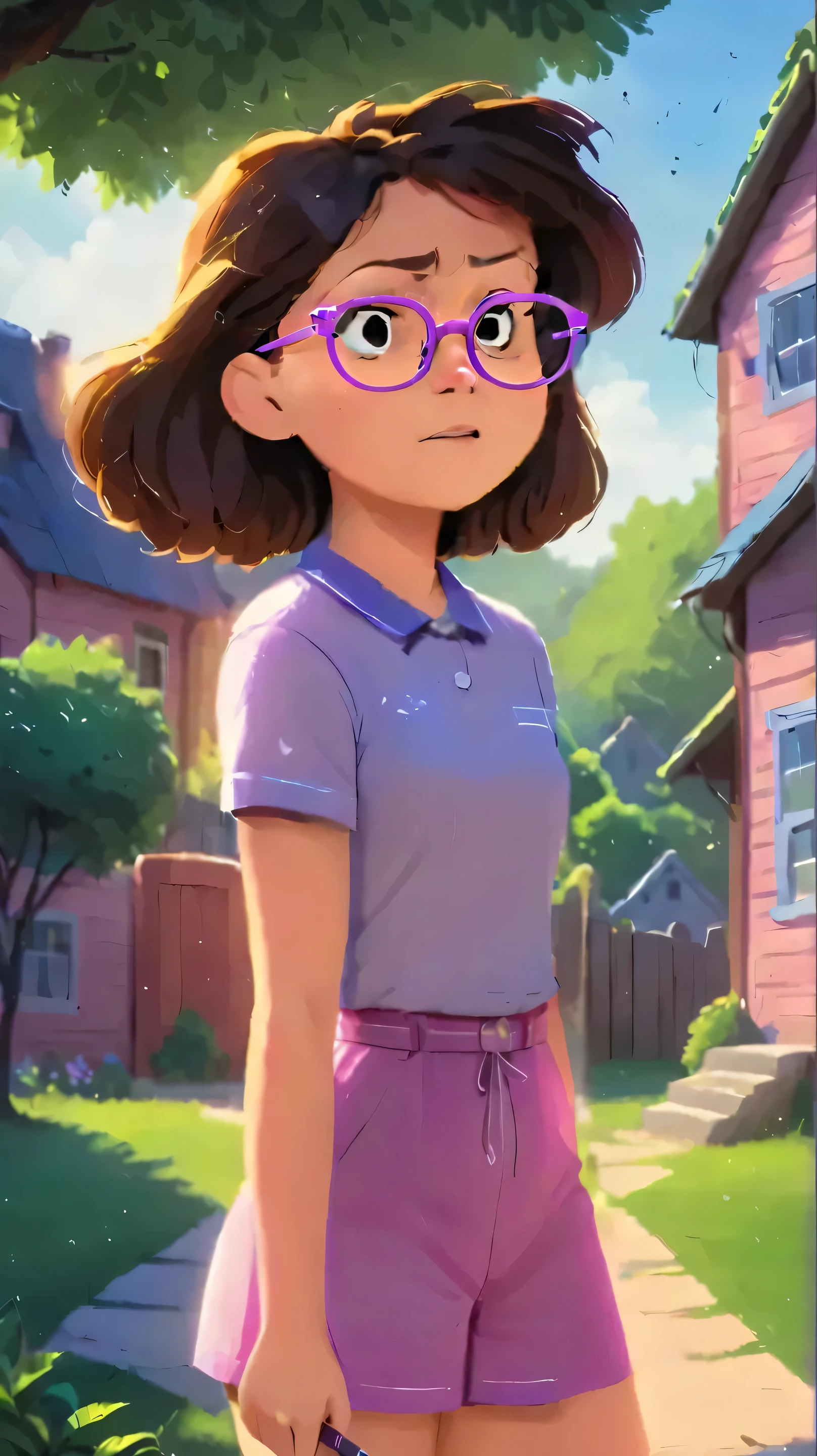 purple glasses
