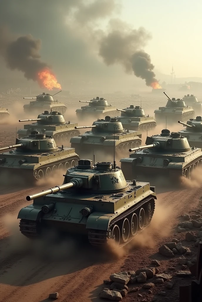 Thai tanks invade Cambodia and Cambodian tanks come out