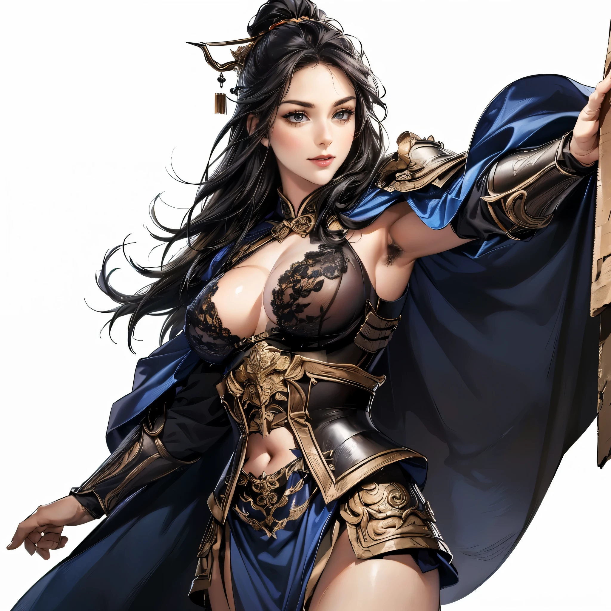 Details、4k、Areolas that can be seen through a black costume:1.1、NFSW
