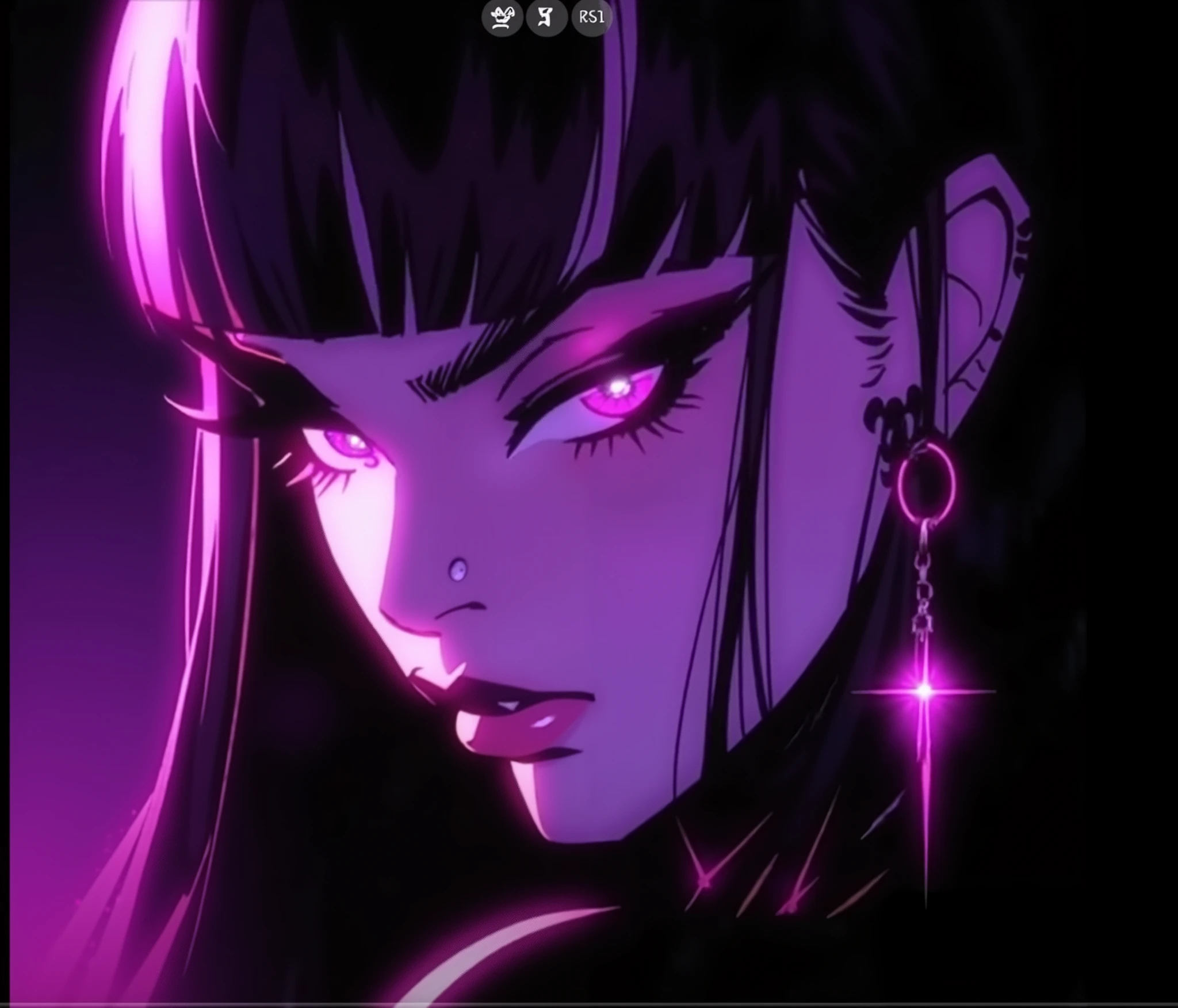 Turn this image into a vampire