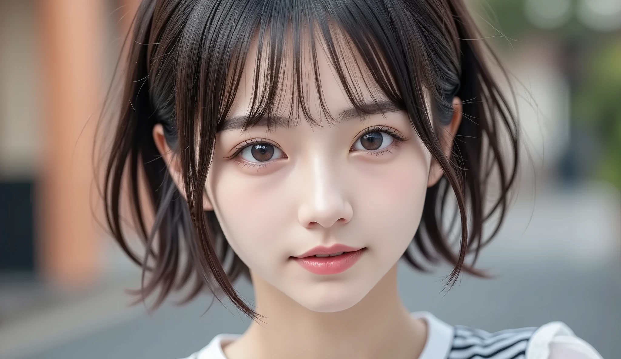 8k, ultra high resolution , top quality, masterpiece,rule of thirds,golden ratio, surreal, photos, one woman,( girl:1.3), cute, cute顔, Beautiful Eyes in Every Detail , 細かく Details, mature woman, princess,extream close up,smile, black hair,Messy hair,ID photo, luxurious and beautiful ,(A -yeld fas Japanese idol girl ), (( wearing a Japanese high school uniform with a white shirt, blazer, and skirt)), ((( having sex in the woods ))), ((( She has an ecstatic expression ))), very delicate expression , delicate eye description,, Healthy Body , (( 1 female)), Height: 160cm, (( thin thighs)) ,( thin waist:1.4)、( Beautiful :1.4), pink lips, profile,((( ideal figure))),Small bust, A cup :2,、 portraits:2、 perfect anatomy 、鮮明な Details、 Details, thin lips,Perfect and beautiful face ,完璧で cute顔, Meticulous Skin , Perfect Limbs 、 thin waist, surreal,Light and Dark, fashion magazine cover,glowing