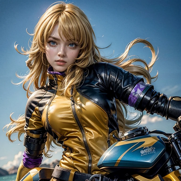 mulher arafed em um vestido roxo sentado em uma motocicleta, Artgerm extremamente detalhado, RossDraw pintura digital, Artgerm. High detail, Wlop Ross, Rossdraw 1. 0, wlop e Artgerm, Artgerm e Wlop, Modelo IG | Artgerm, Arte no estilo de Guweiz --auto