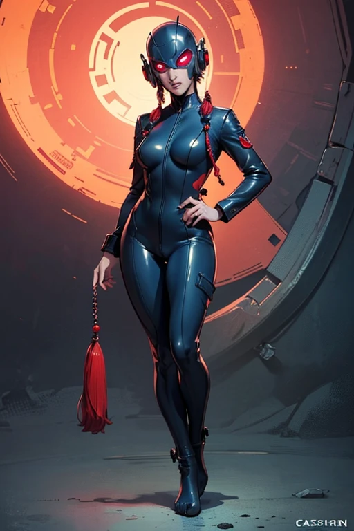 Masterpiece、Mesa、big breasts、Latex bodysuit、plug-in suit(neon genesis evangelion)、high heels、Beautiful art、high resolution、visual arts、、pretty eyes、of the highest quality、最high resolution、8K nsfw illustration