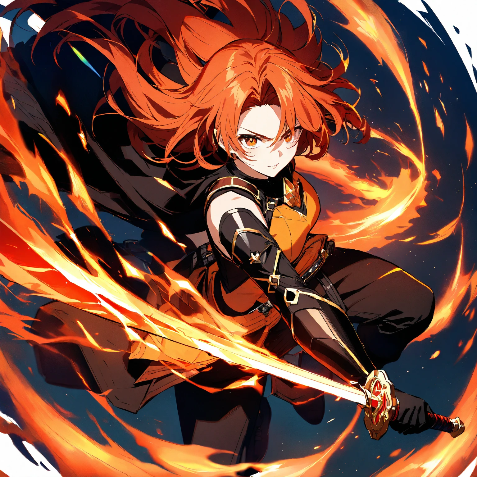 Anime Character Having blazing eye,blazing hairs,having a fire charge in his hand, wearing blazing clothes,gender:male,ultra high image quality,high detailing,image sharpening,ultra high face quality, insane detailed clothes,insanely detailed hairs,insanely detailed eyes,black and blazing background