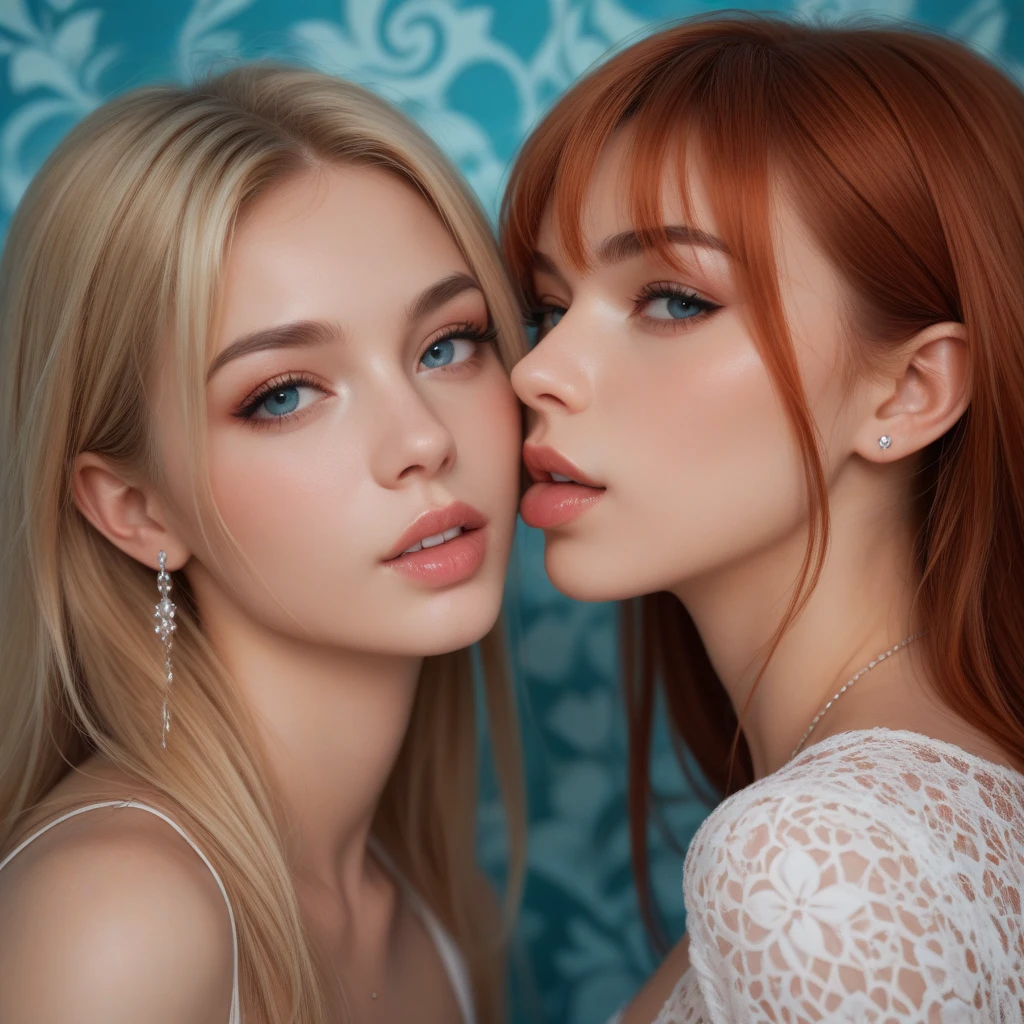 ultra realistic professional full body camera((( 2lady one blonde one sleep between arms of the red hair s cuddle on sofa for night, both wearing sleep wear
))) (photo 1028k qhd) by (James C. Christensen:1.2|peeking perspective, 2 intimated young ladies, 25 years old, wearing loosen clothes, glaring each other passionated, one above another, cuddling on sofaJeremy Lipking:1.1), (Dittmann Anna:0.3), (jiner:0.3), (mise au point nette:1.3) lndswgnr,High detail, instagram top model,, beautiful detailed ice blue eyes, k eyes,(eye makeup:1.2) sleeping Pose of the Instagram model, perfect button nose, attractive lip shape has an upper-to-lower lip ratio of 1:2, perfect ivory skin confiant, (((anatomycally perfect 25 old ladie hand,finger, nail))),fille en forme Fille maigre et sexy, breast:1.2, anatomie parfaite, Perfect symmetry:1.2, Realstic position, realistic and gorgeous face:1.2, perfect face, highly detailled, confident, ighting cinematic, Lighting scene, soft lights, instagram standing pose (((ice babye eyes, Fille maigre et sexy, breast:1.2 perfect charming face, attractive lip and nose, peeking perspective, 2 intimated young ladies one red hair the second blond hair, 25 years old, wearing loosen clothes, glaring each other passionated, one above another, the blonde close her eyes while sleeping between arm of the red hair women while cuddling on sofa
