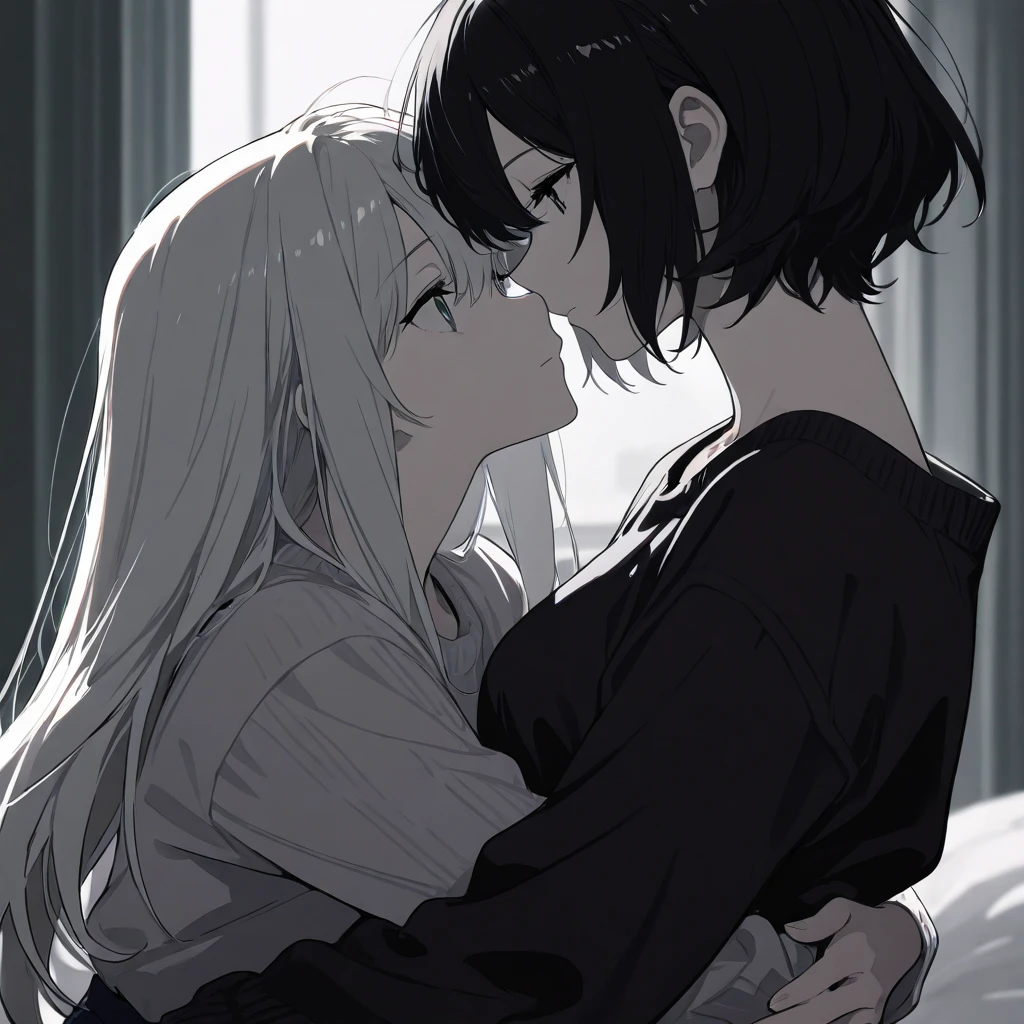 Harry wanted to make her feel the best he possibly could. But it was amazing to see how Y/N was opening up to him and , inviting him to kiss her down there. When he looked up she just gave him the heated eyes and he couldn’t stop himself. He kissed over the sensitive spot she had pointed out, wetting his lips with her. But after licking them clean, he was hooked. His eyes darkened, a low groan leaning his throat as he got a taste. Settling between her thighs, he laid his tongue flat and licked up the length of the folds, feeling her shake a little bit at the attention he was giving her. But it tasted so good. That was all it took, really. Harry hadn’t been taught manners or anything of that sort. So he didn’t hesitate to spread her thighs open farther, more aggressive, and lick harder and deeper between her . He was trying to get every drop of the sweet taste on his tongue. It was apparent Y/N liked it, her hands gripping his hair and tilting her  towards his mouth, he was finding that she loved when he licked a bit harder. His tongue finding that little bump she showed him, that had her going crazy, flicking his tongue over it. He didn’t care if his face was messy— he was enjoying this.