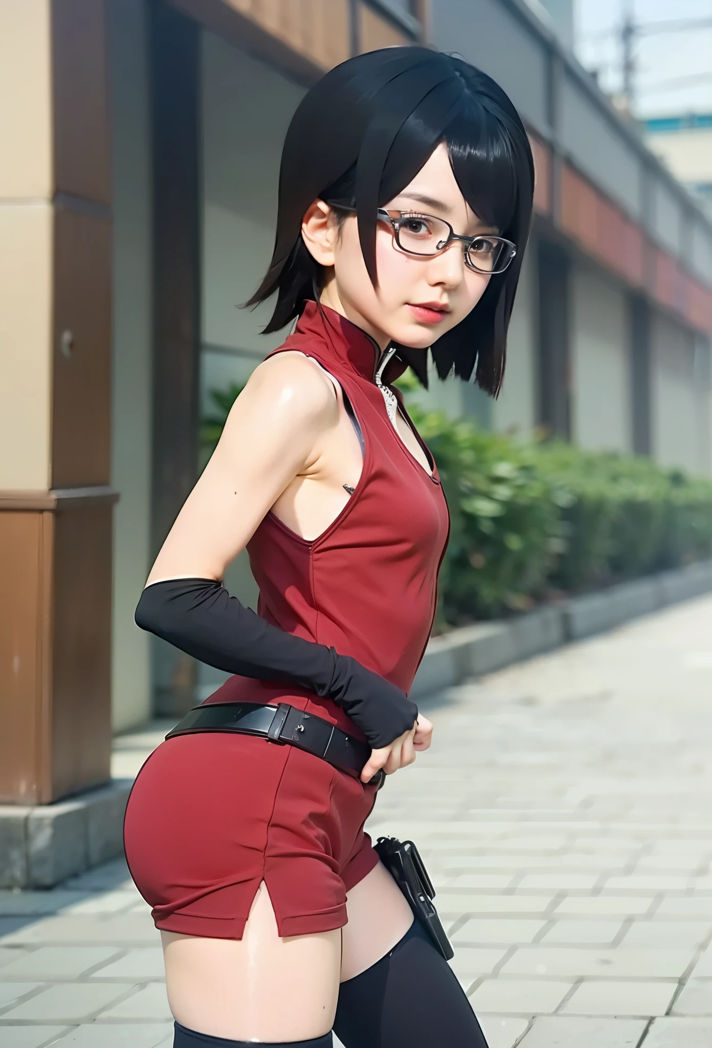 (Completely live action:1.37), (Amazingly realistic textures:1.37), (masterpiece, best quality:1.2), (8k uhd, 16k, 32k, ultra high res), amazingly realistic skin, amazingly realistic photo, superrealism, (photorealistic:1.37), (RAW photo), ultimately realistic, (ultimately realistic all details), (ultimately realistic all textures), super realistic lighting, super realistic shadow, (japanese girl:1.5), ((young face)), smiling, happy, super realistic face, ultimately realistic skin, ultimately realistic eyes, (amazing droopy eye makeup:1.35), ultimately realistic background, ultimately realistic detail up, kkw-ph1, ((amazing droopy eyes, cyberpunk-style cyborg girl, amazingly intricate details, Anatomically perfect hands, mechanical body, silver knight armor, ultra glossy texture, long canine tooth, red eyes))