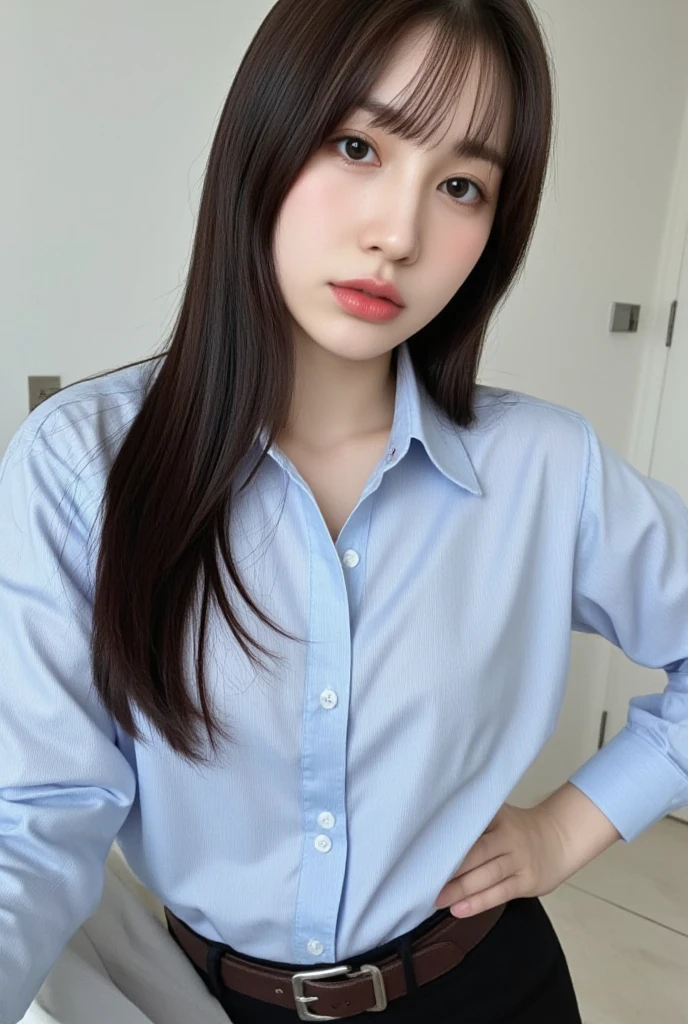 （（Highest quality））、Beauty、shirt、Fully Open