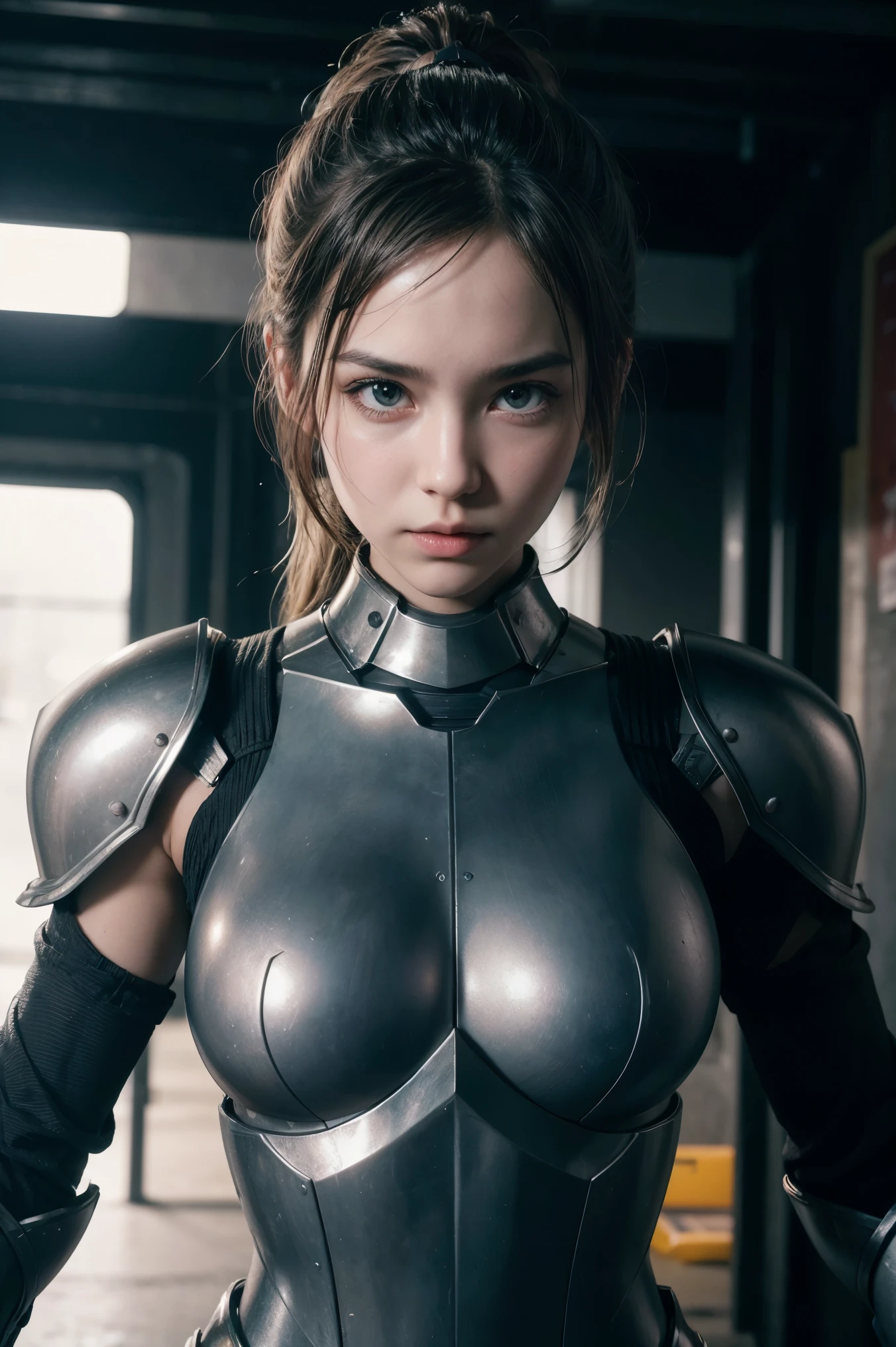 (masterpiece, best quality:1.4), (standing:1.2), 1girl, solo, (european youth:1), jessie rasberry, headband, armor, blue bodysuit, belt, fingerless gloves, green pants, boots, full body, looking at viewer, sexy smile, beautiful face, highly detailed face, highly detailed skin, skin pores, in a metallurgy fabric, subsurface scattering, realistic pupils, small breast, full face blush, full lips, detailed background, depth of field, volumetric lighting, sharp focus, absurdres, realistic proportions, good anatomy, (realistic, hyperrealistic:1.4), 16k hdr,