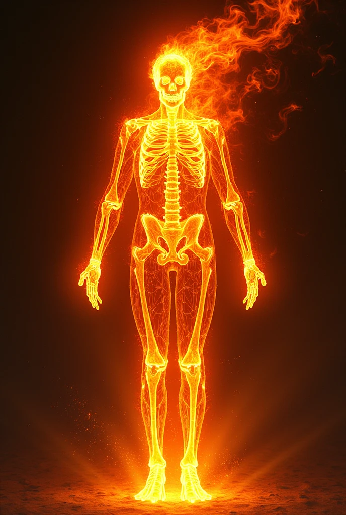 Blood vessels forming the silhouette of a person. A golden liquid (representing purified blood) flows through the vessels, transforming dark areas into luminous ones. Background with healthy blood cells. Artistic anatomical style, high definition, realistic style, cinematic style, soft colors. Photorealism style, high resolution, 8k