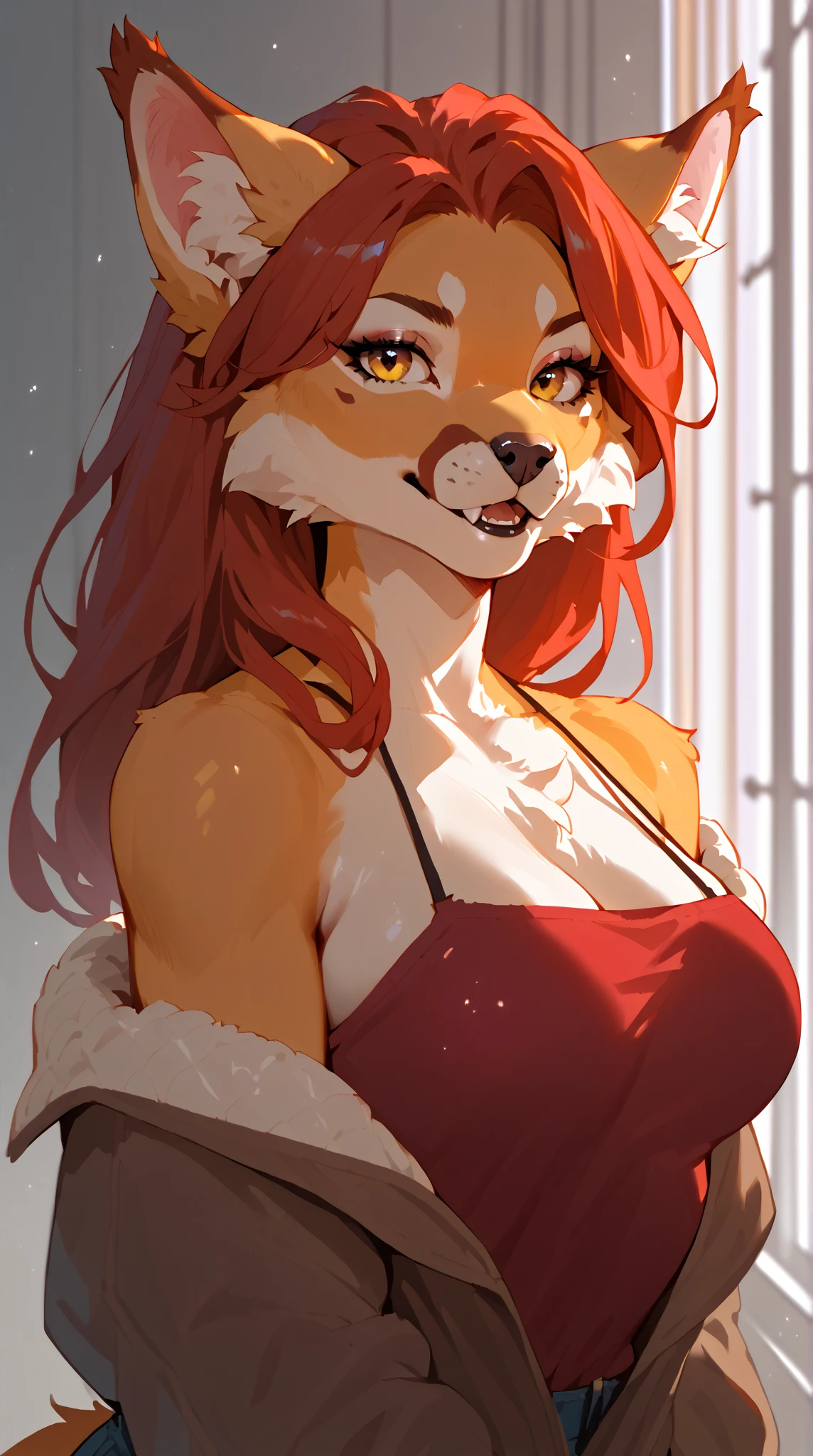 beautiful and detailed portrait (((female))) female anthro-fox, kenket, Ross Tran,Ruan Jia, ((fox ears)),(fox tail)),((red fur)),(fluffy))),large half-naked breasts, open décolleté, lean forward, arousal, chest view, ((open eyes)), excited facial expression,wet leaning on the counter, modern kitchen background, very detailed, attention to detail, hi res, high resolution, ((transparent bra)))), ((fully transparent colorless bra)))),((100% transparent underwear))),(((view of the chest through the bra))),(maximum transparent clothing))),(((view of the body through the clothes))),(bra too small))),(nipple contour)), ((protruding nipple))),((protruding nipple))),(protruding nipple))),( protruding nipple,( transparent clothing))),under the tits, under the breasts, ((without panties)), (((very small bra))), ((breast crushed)), ((breast crushed)), dark, dark lighting, shadows, night, ((bra overcrowded)), (sleeping bra), nipple contour, ((bra too small)),(nipple contour)), ((protruding nipple))),(protruding nipple)),((completely transparent colorless bra)))),((view of the chest through the bra))),(maximally transparent clothing))),(((view of the body through clothes))),(very thin and transparent clothing)))))
