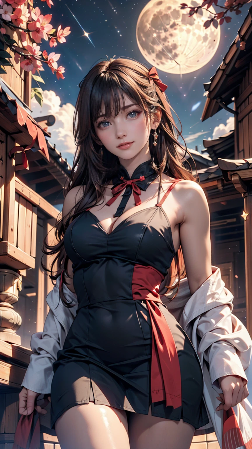 (8k, RAW foto, mejor calidad, (Obra maestra, super high quality, super detailed), anime style paisaje, chica joven, Absoluto, velas escarlatas, girl looking at the sea from the coast, camera looking at the sea, detalles intrincados, sailing ship with velas escarlatas, Una escena de una novela de Alexander Greene. "velas escarlatas" imagen de medio cuerpo, A beautiful women posing for a photograph in an alley, brown ponytail, golpes, risa feliz, blue eyes, Cuerpo magro musculoso, perfect anatomy, Looking to the camera, Time of the day, cielo azul, estilo animado, al aire libre, tendencia en artstation, Oh!, sakimichan muy sensual, con ropa original cuerpo entero, muy realista, extremadamente realista, extremadamente sexy, 8k, 8k extremadamente detallado), (un extremadamente delicado y hermoso), (obra maestra), (mejor calidad: 1.0), (ultra high resolution:1.0)