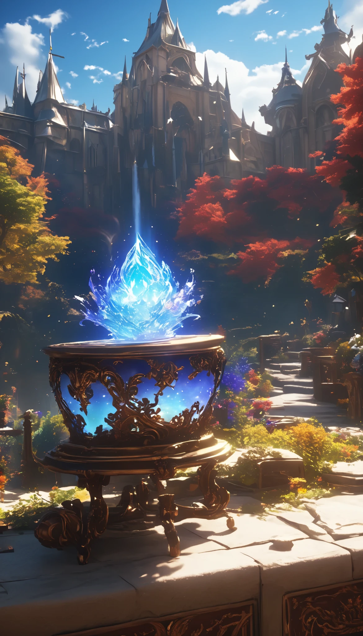 (8k, top quality, Masterpiece , Final Fantasy Style: 1.2),Atmospheric perspective, 8K, Very detailed, Accurate, Highest quality, masterpiece,タロットカード, エルフ