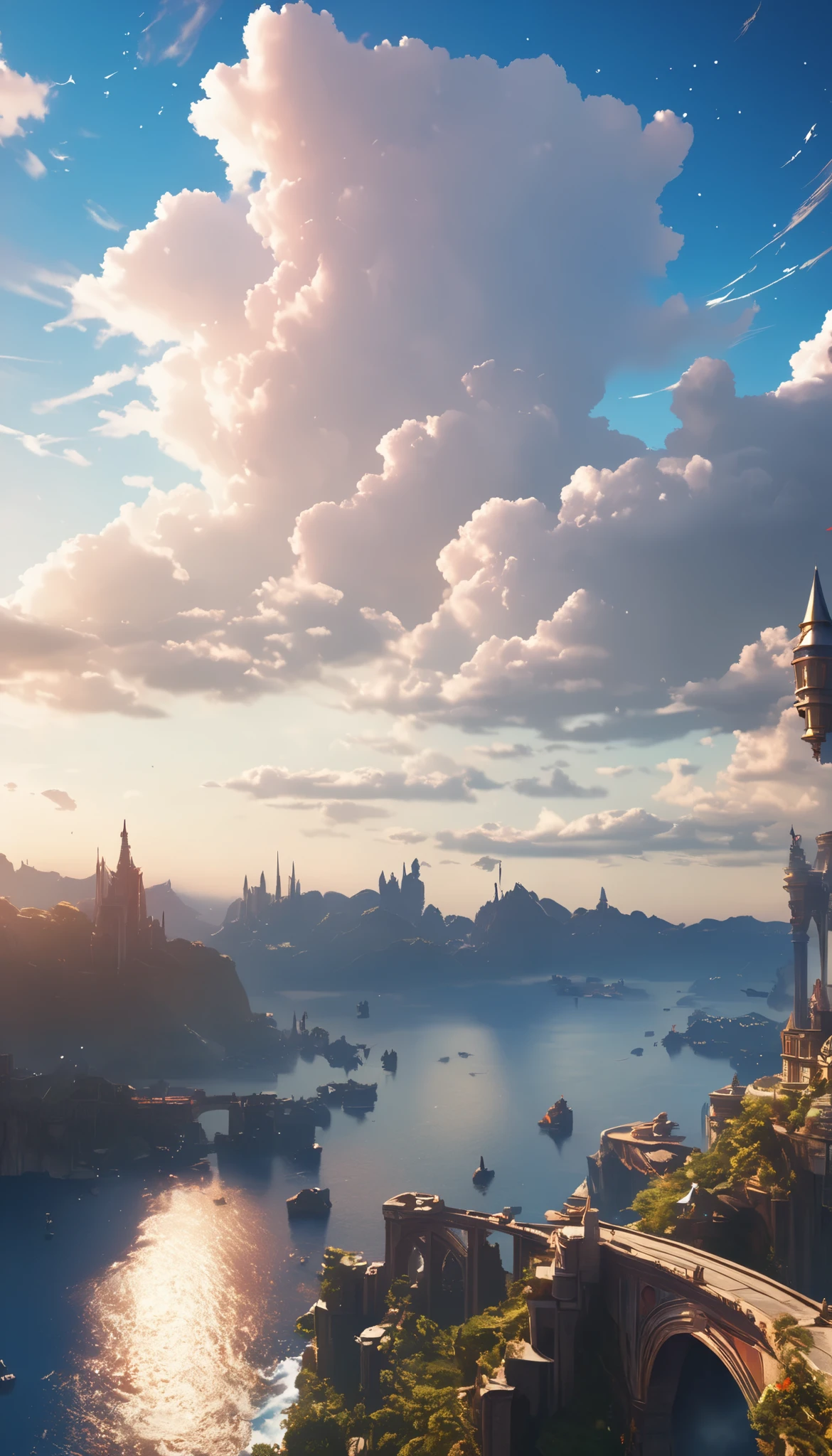 (8k, top quality, Masterpiece , Final Fantasy Style: 1.2),Atmospheric perspective, 8K, Very detailed, Accurate, Highest quality, masterpiece,タロットカード, エルフ